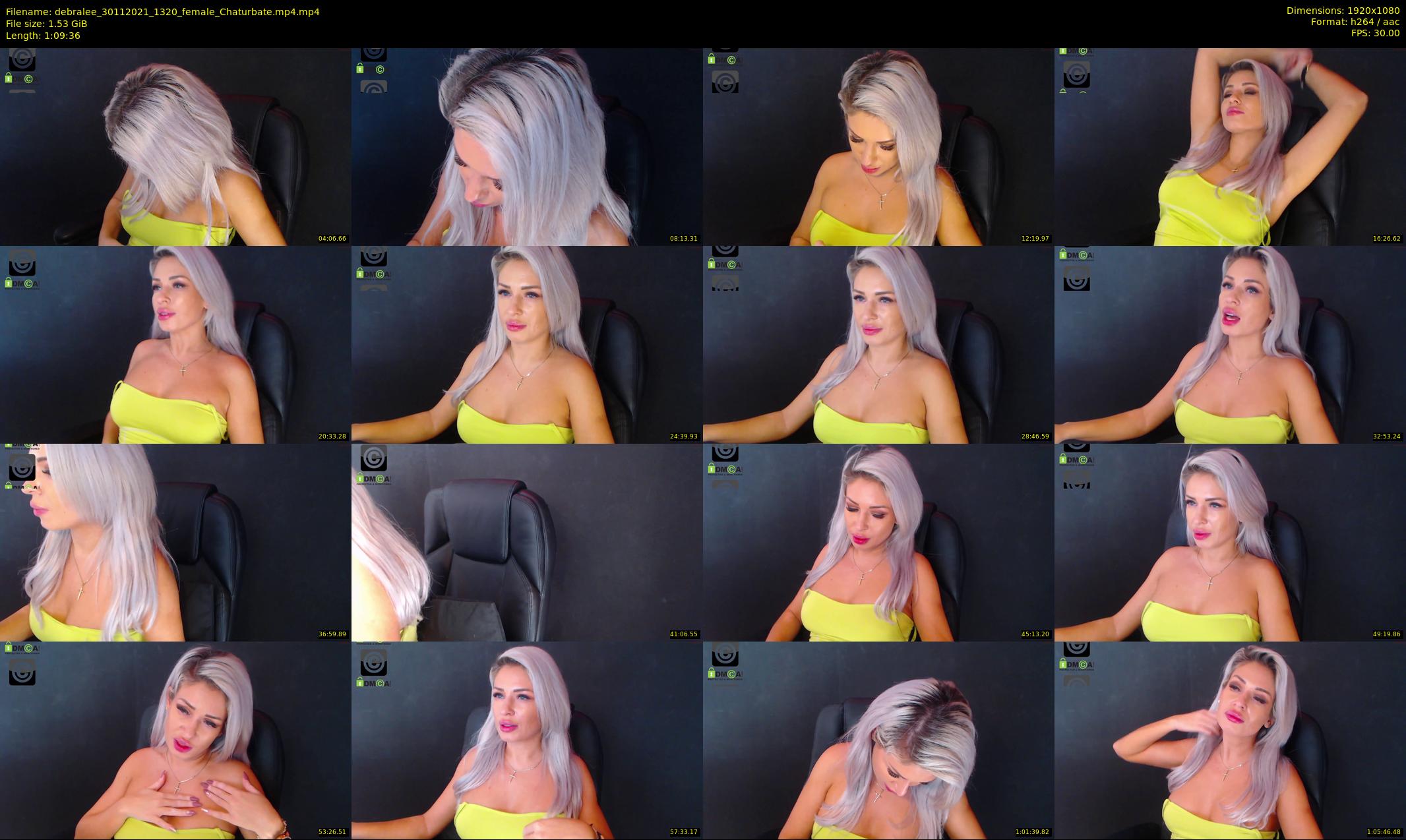 debralee — 70 minute Chaturbate female cam show recording, 1080p, Nov 30, 2021