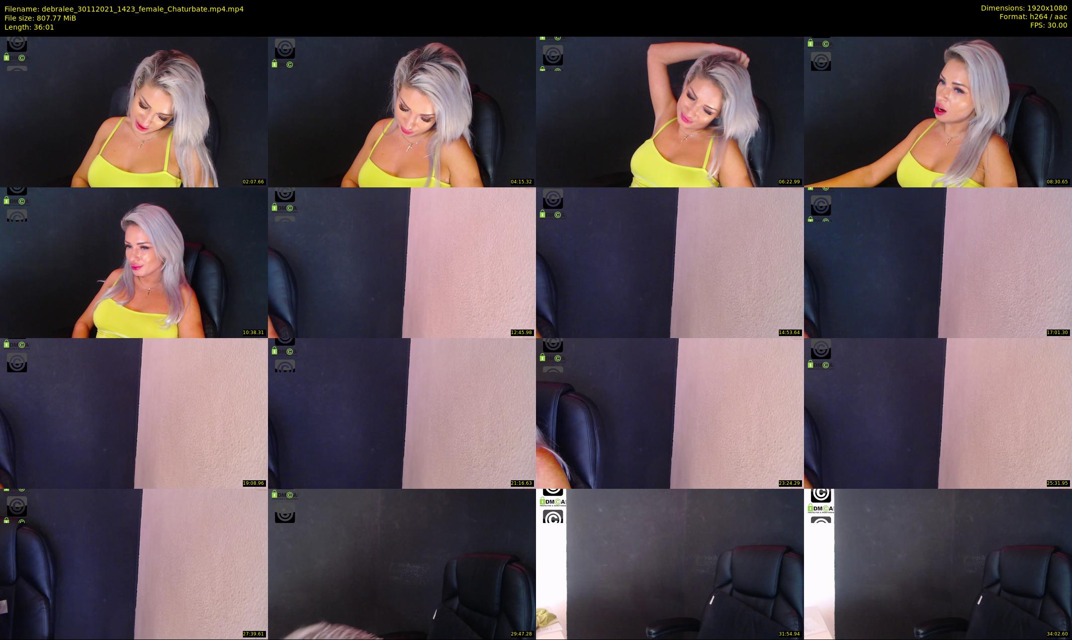 debralee — 37 minute Chaturbate female cam show recording, 1080p, Nov 30, 2021