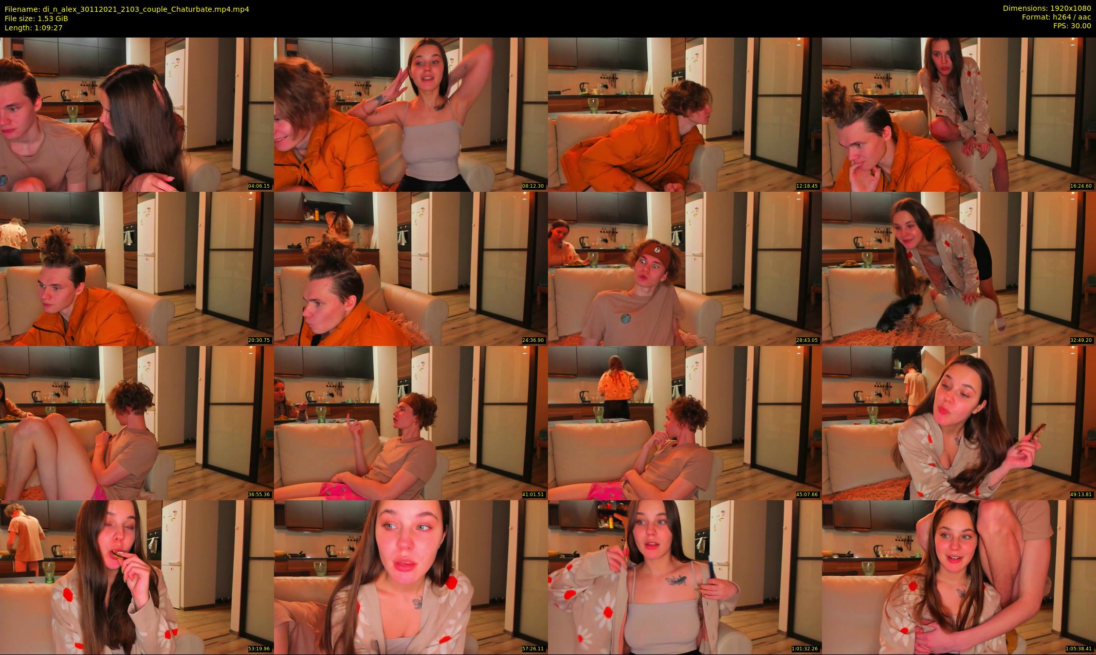 di_n_alex — 70 minute Chaturbate couple cam show recording, 1080p, Nov 30, 2021