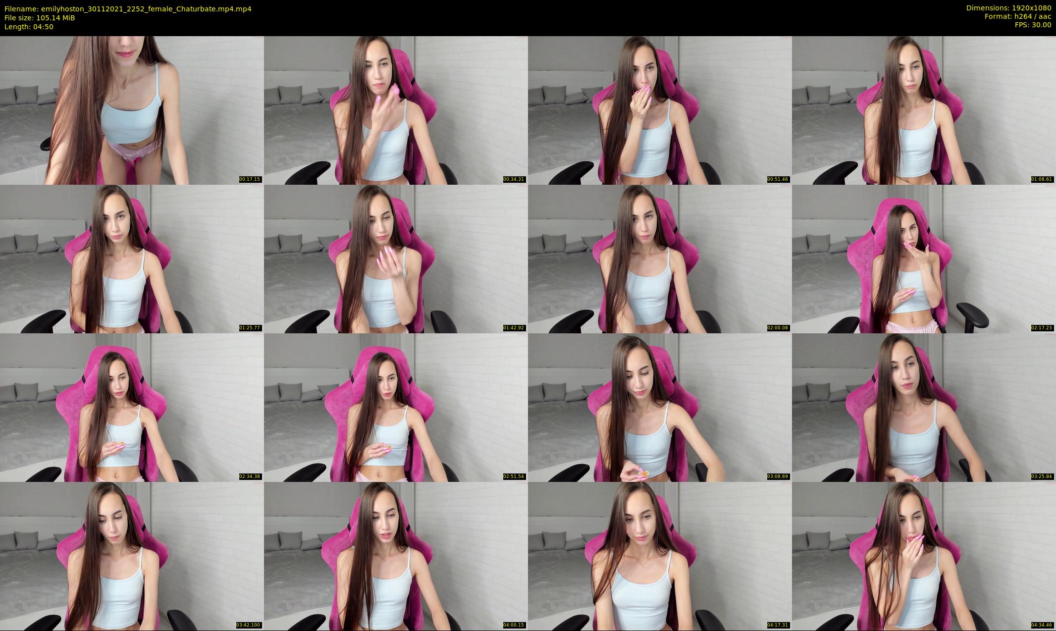 emilyhoston — 5 minute Chaturbate female cam show recording, 1080p, Nov 30, 2021