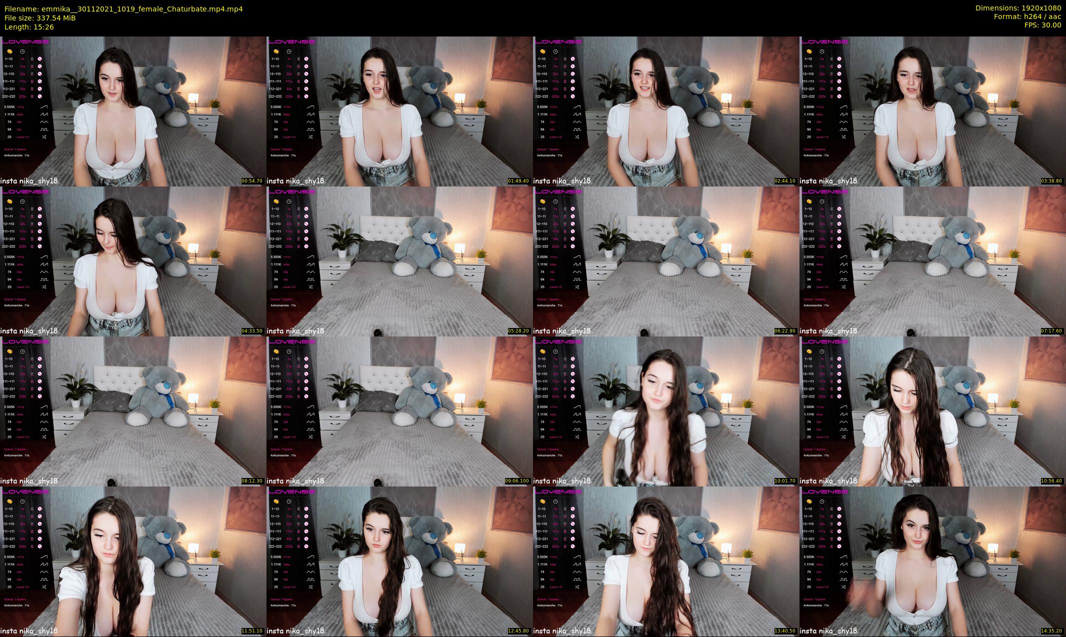 emmika_ — 16 minute Chaturbate female cam show recording, 1080p, Nov 30, 2021