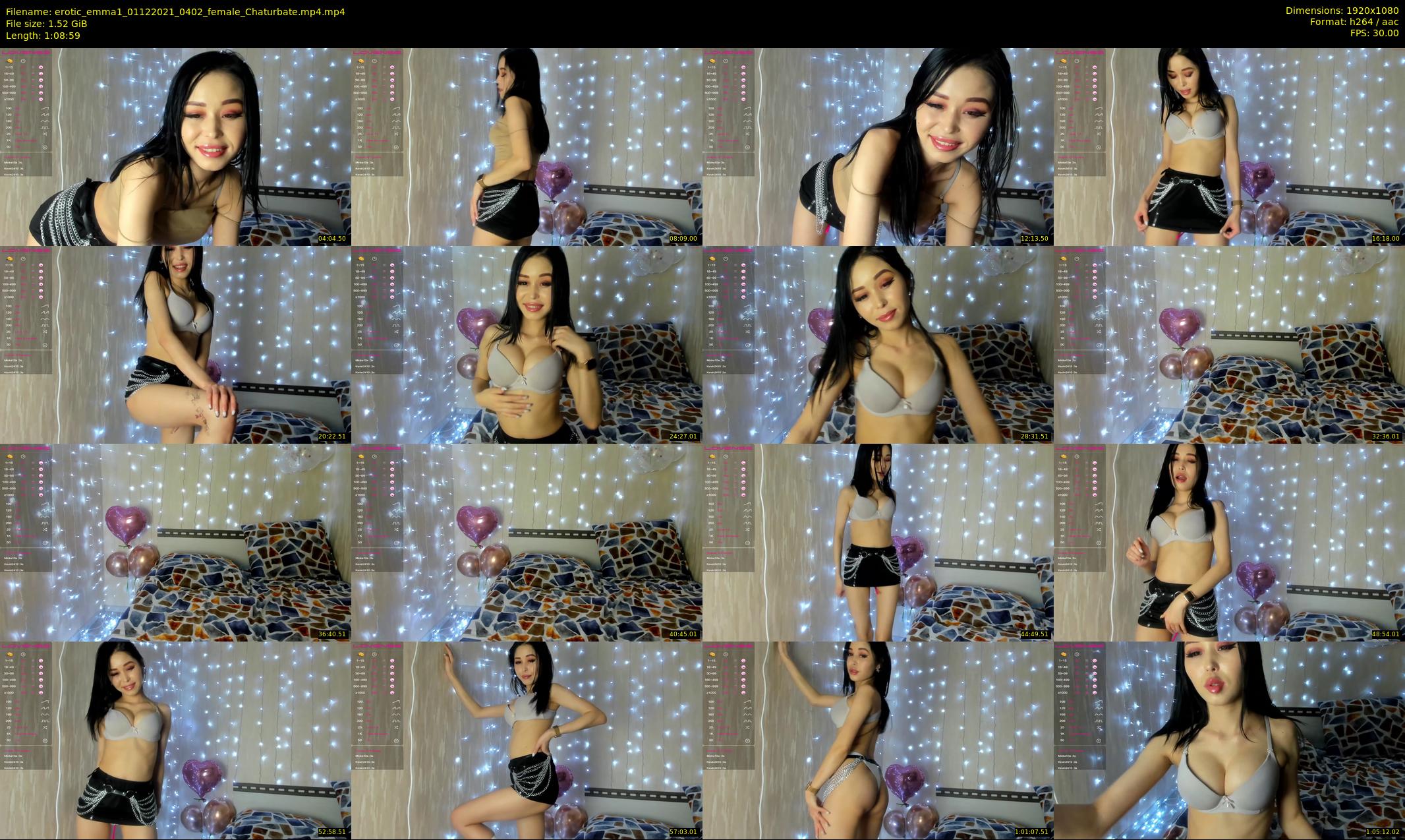 erotic_emma1 — 69 minute Chaturbate female cam show recording, 1080p, Dec 1, 2021
