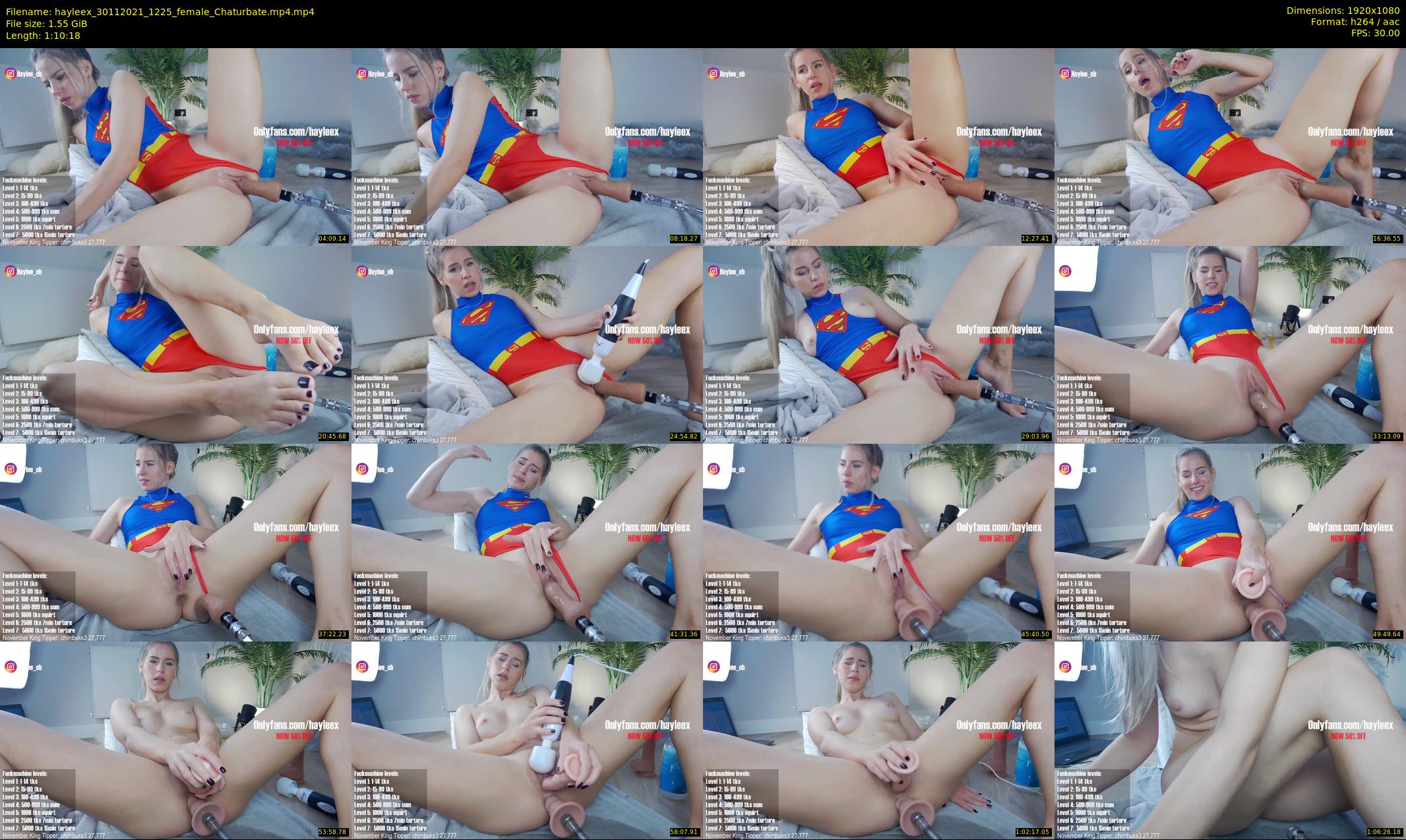 hayleex — 71 minute Chaturbate female cam show recording, 1080p, Nov 30, 2021