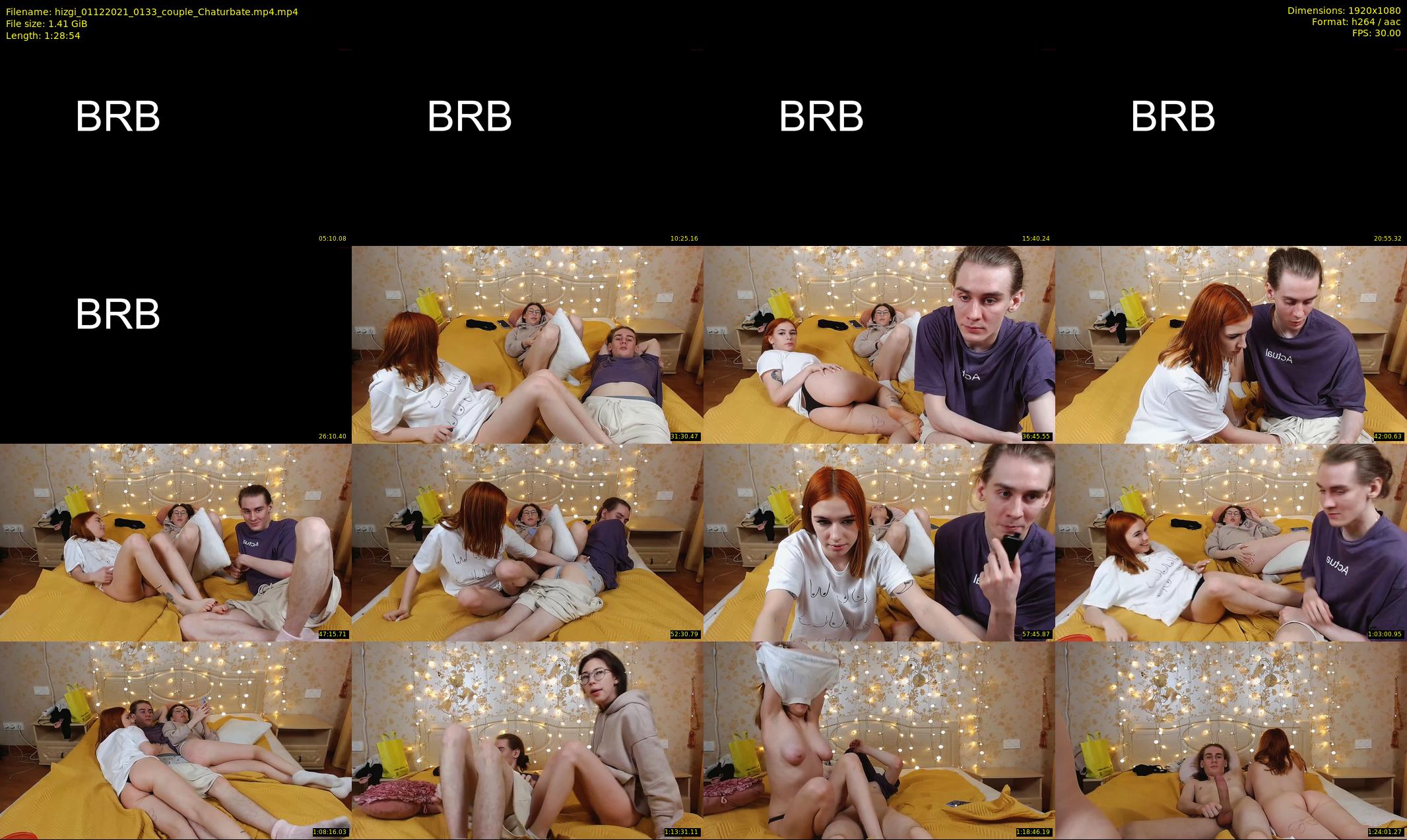 hizgi — 89 minute Chaturbate couple cam show recording, 1080p, Dec 1, 2021