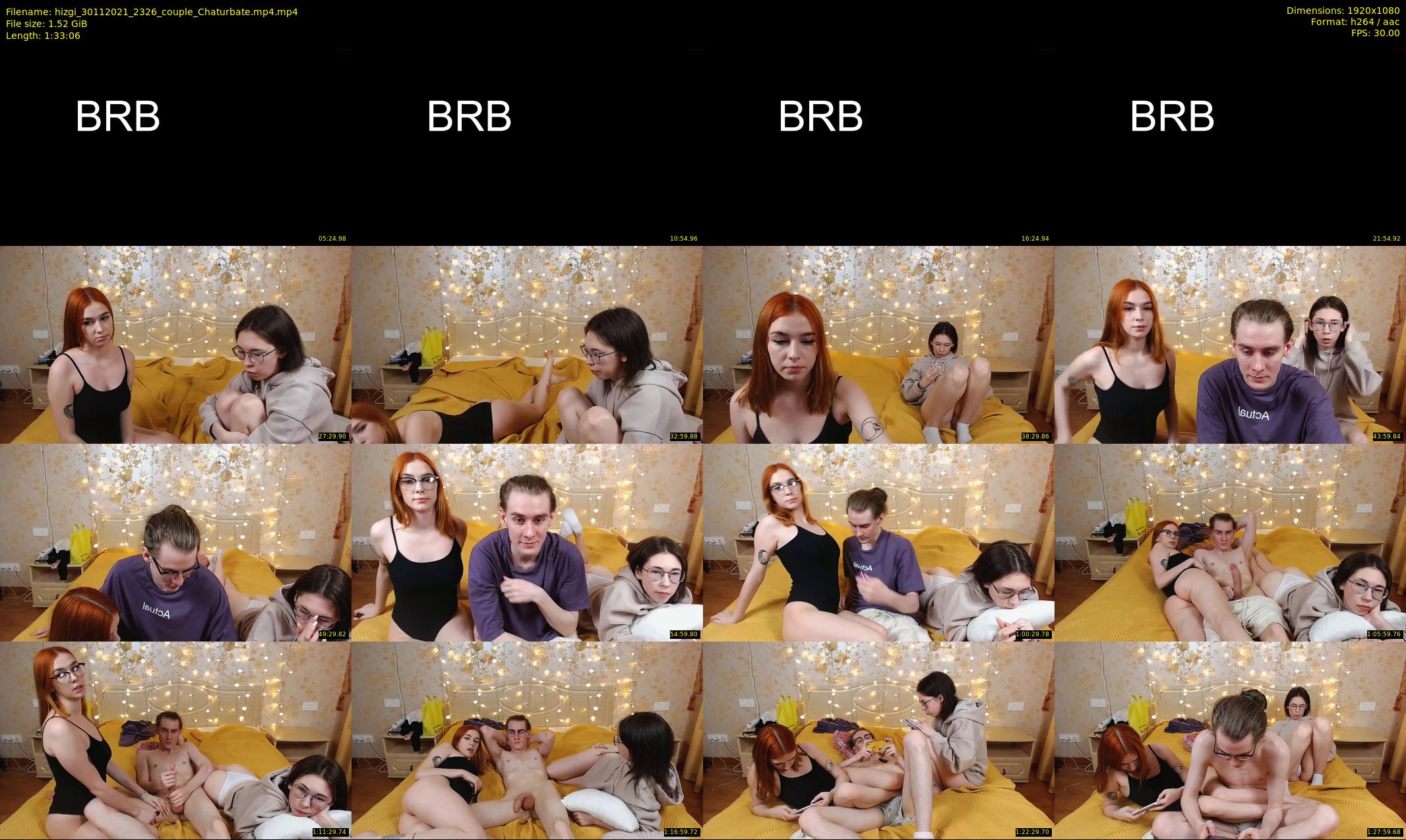 hizgi — 94 minute Chaturbate couple cam show recording, 1080p, Nov 30, 2021