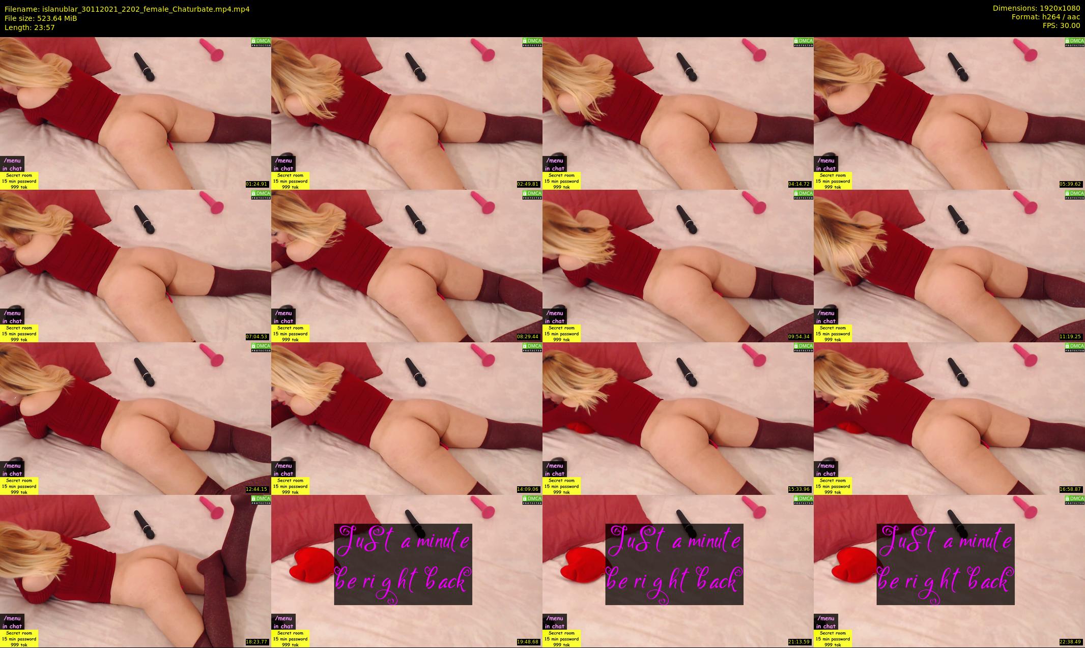 islanublar — 24 minute Chaturbate female cam show recording, 1080p, Nov 30, 2021