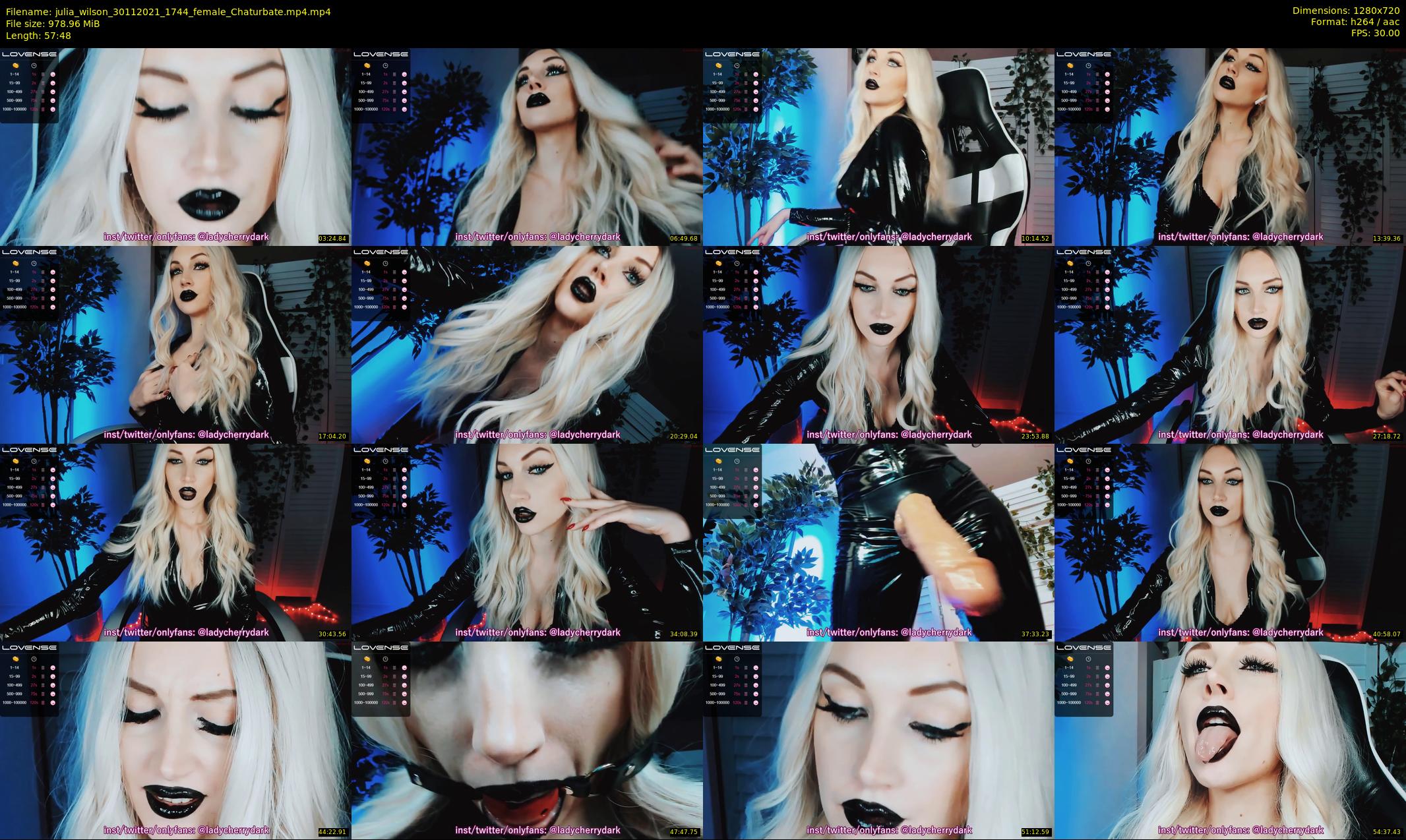 julia_wilson — 58 minute Chaturbate female cam show recording, 720p, Nov 30, 2021