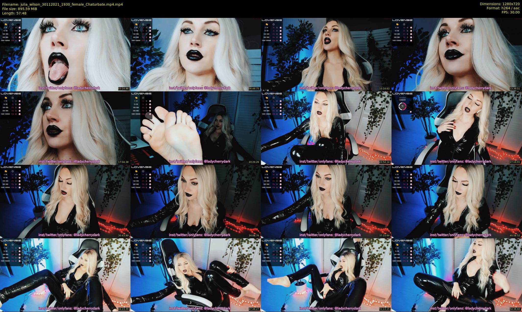 julia_wilson — 58 minute Chaturbate female cam show recording, 720p, Nov 30, 2021