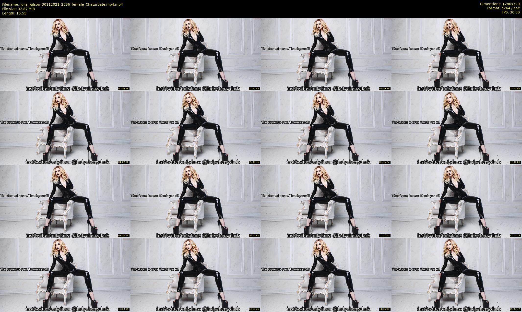julia_wilson — 16 minute Chaturbate female cam show recording, 720p, Nov 30, 2021