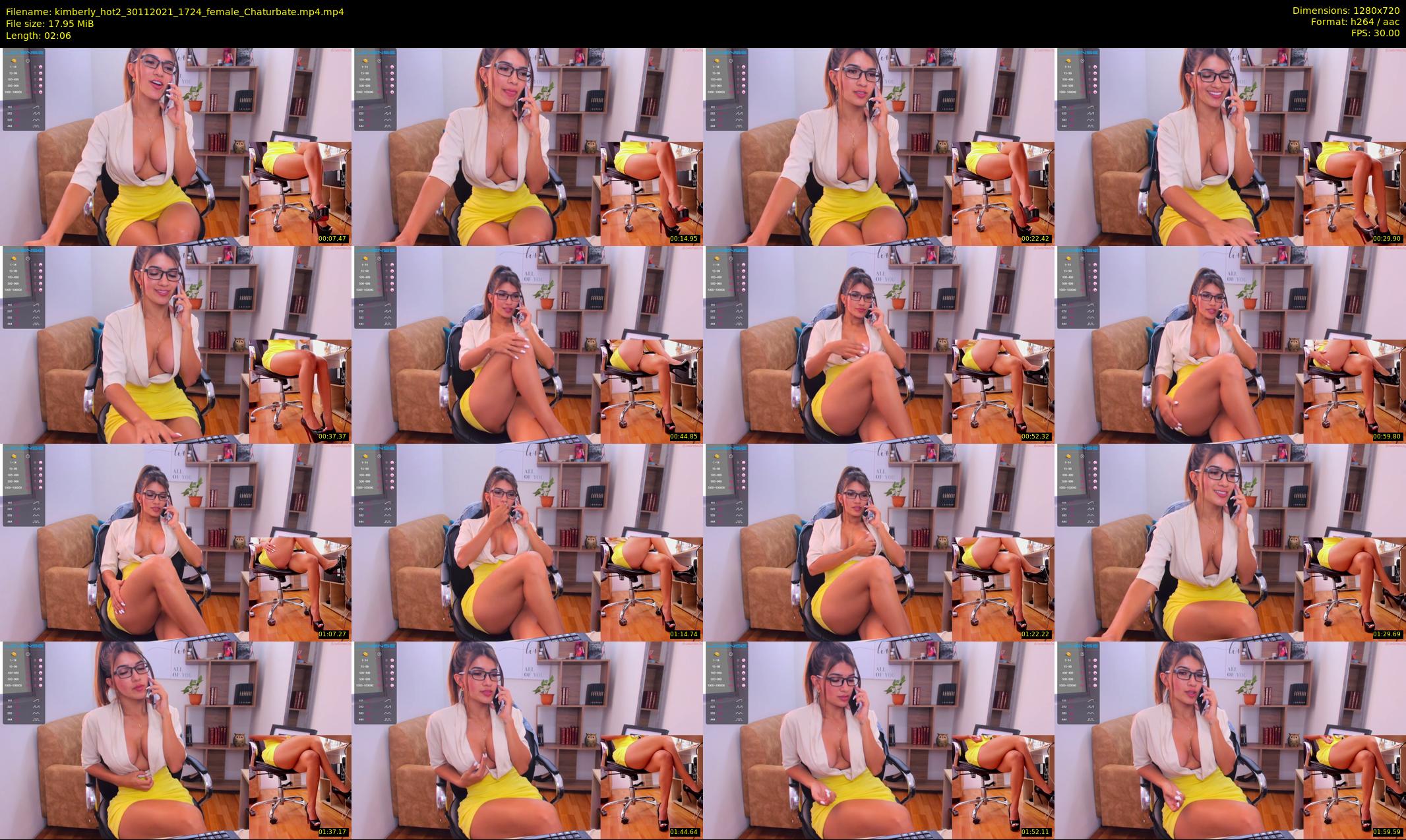 kimberly_hot2 — 3 minute Chaturbate female cam show recording, 720p, Nov 30, 2021