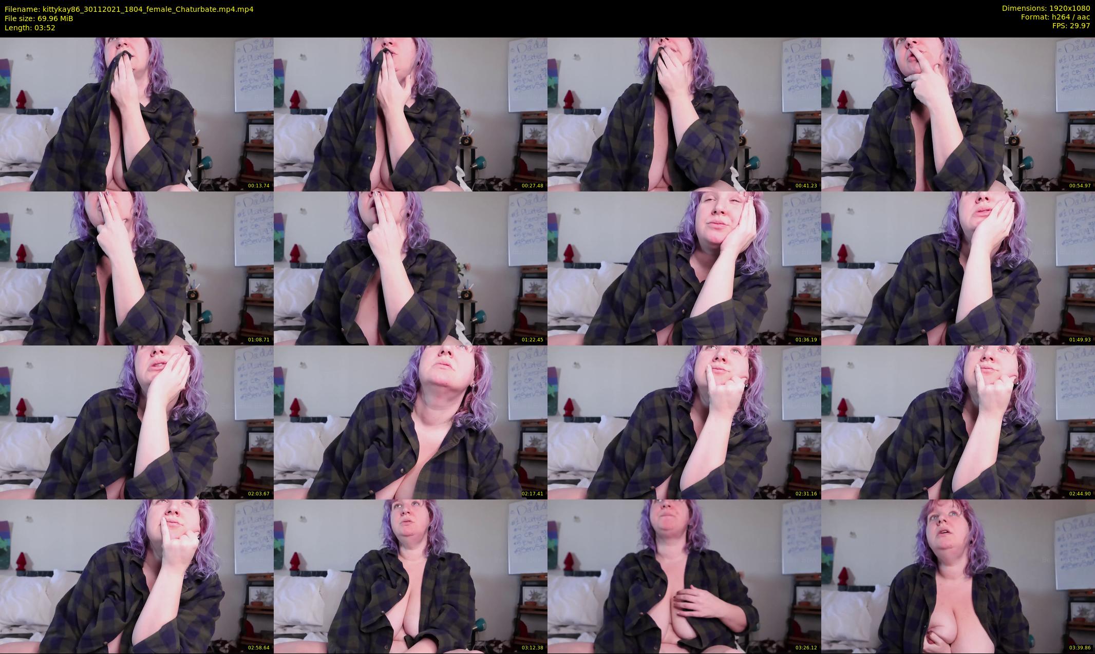 kittykay86 — 4 minute Chaturbate female cam show recording, 1080p, Nov 30, 2021