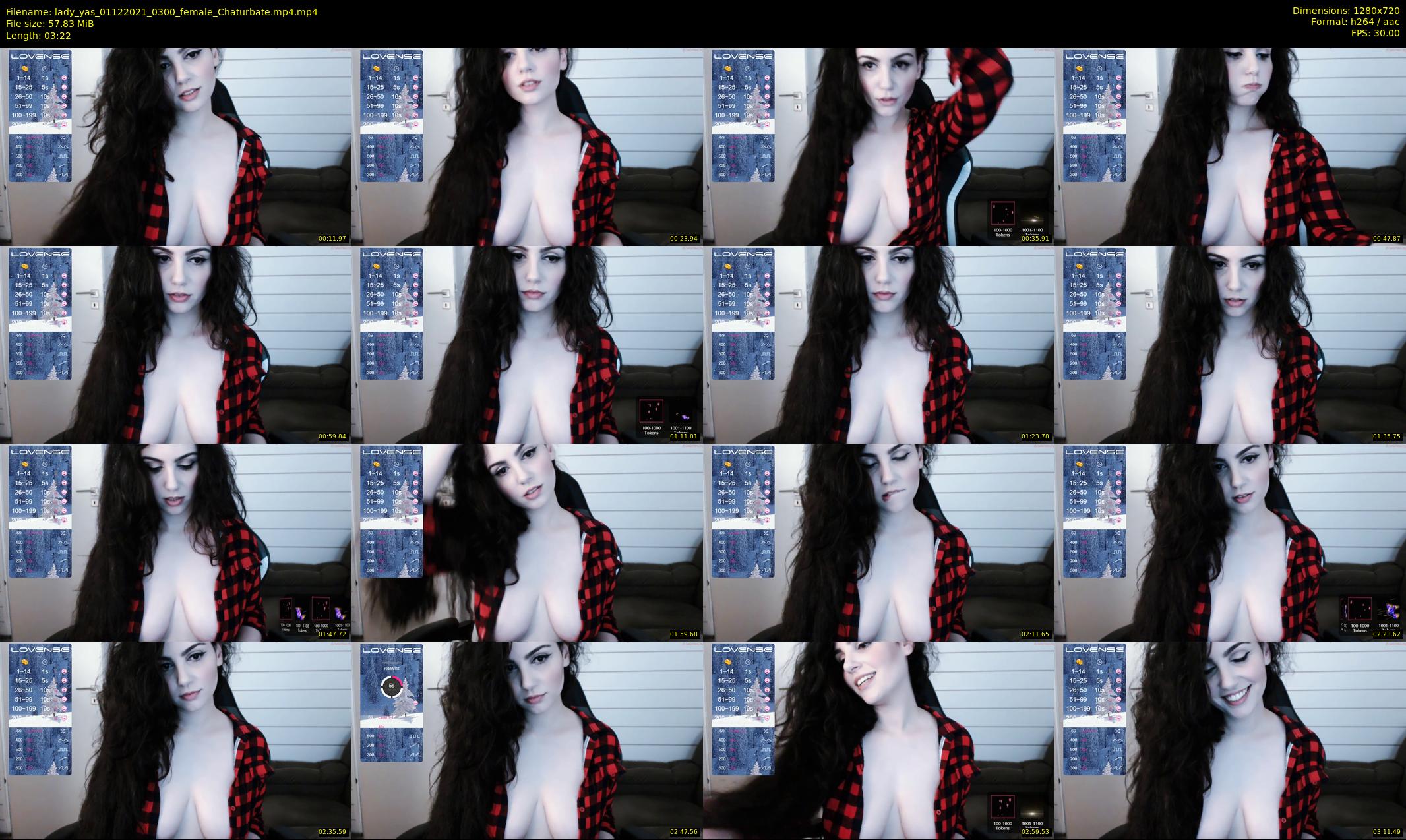 lady_yas — 4 minute Chaturbate female cam show recording, 720p, Dec 1, 2021