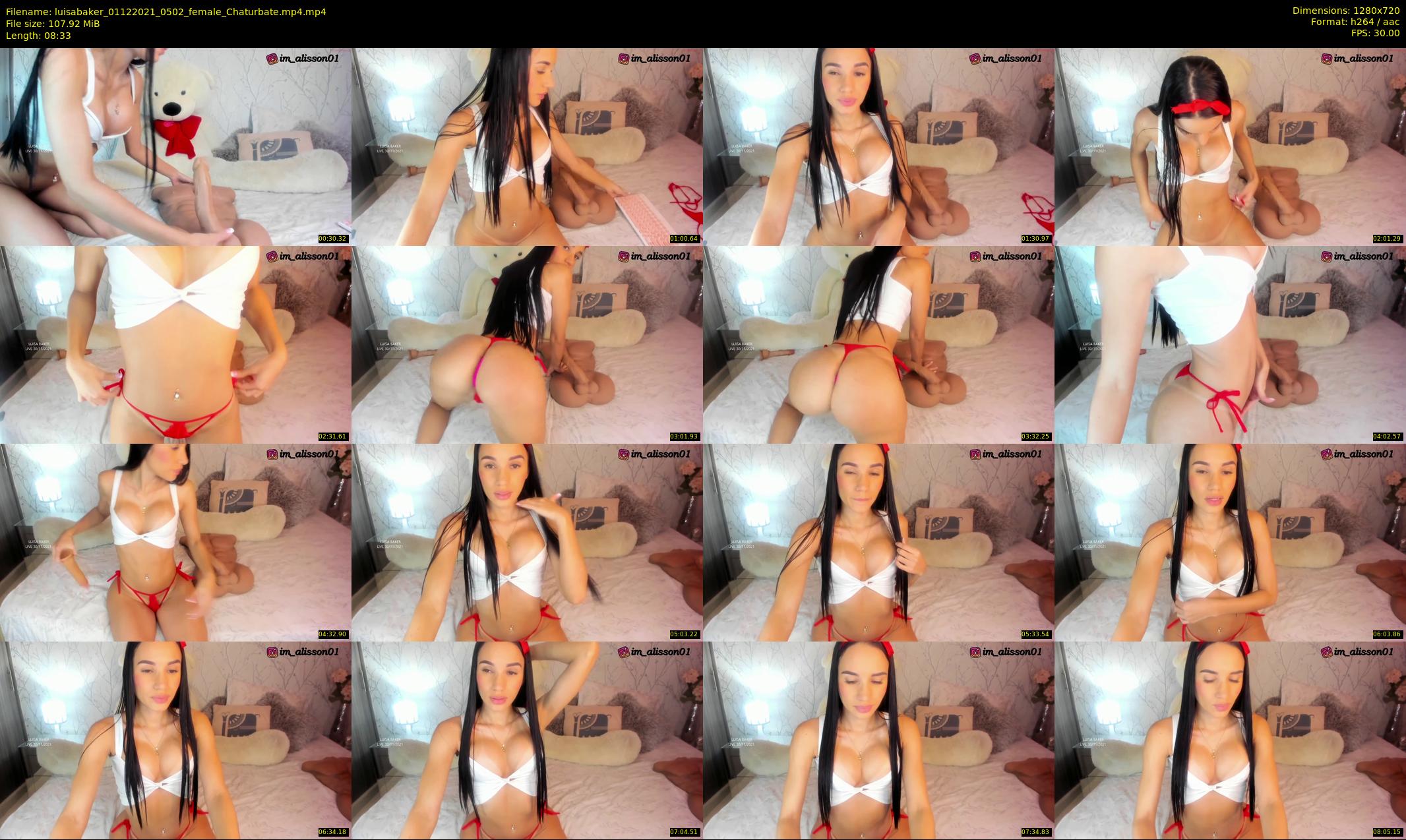 luisabaker — 9 minute Chaturbate female cam show recording, 720p, Dec 1, 2021