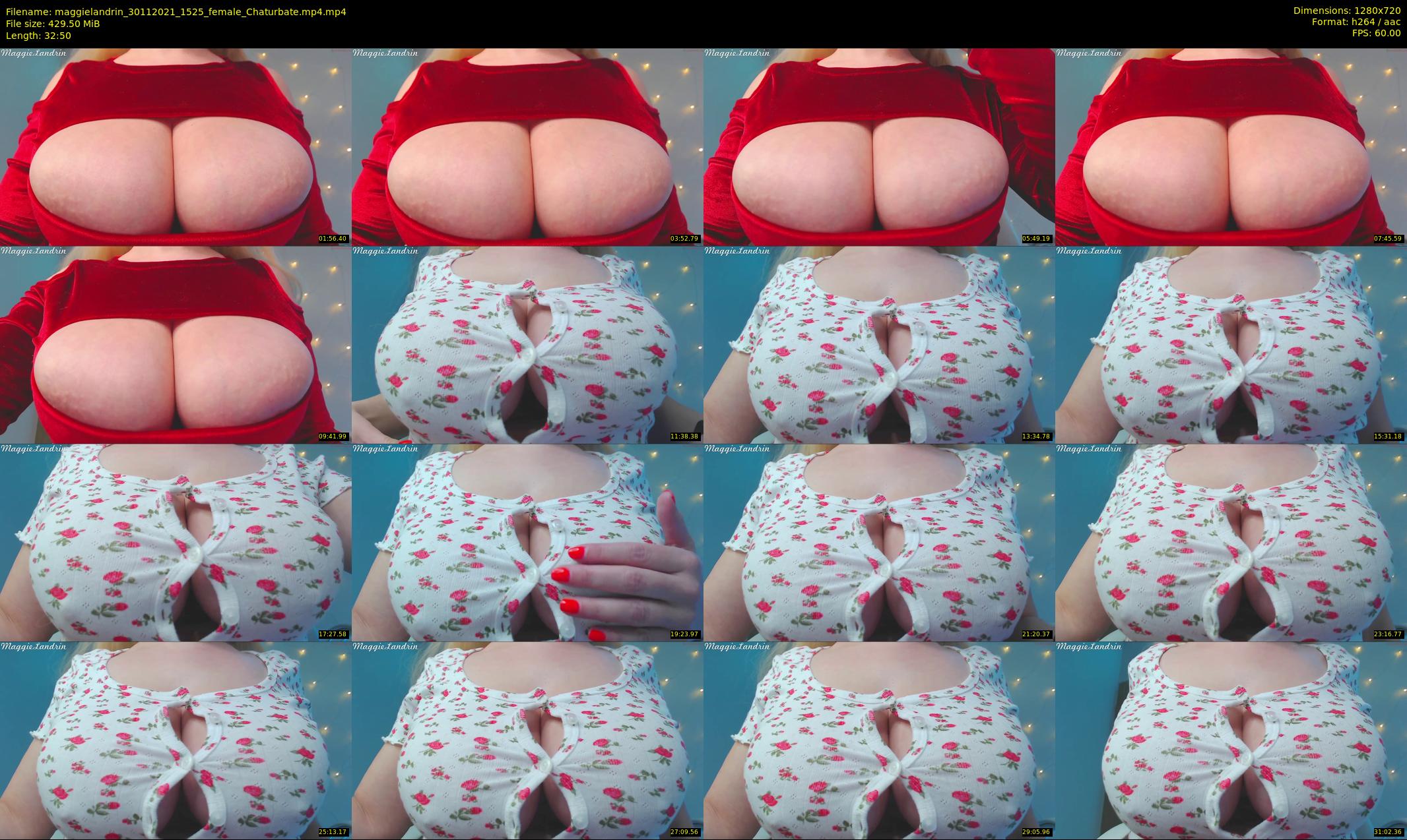 maggielandrin — 33 minute Chaturbate female cam show recording, 720p, Nov 30, 2021