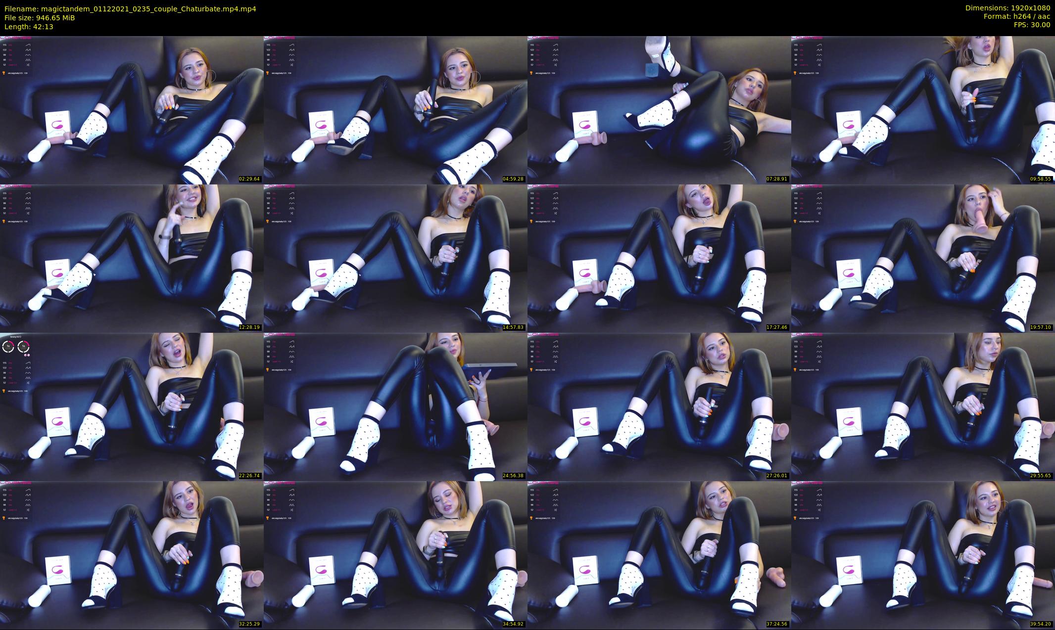 magictandem — 43 minute Chaturbate couple cam show recording, 1080p, Dec 1, 2021