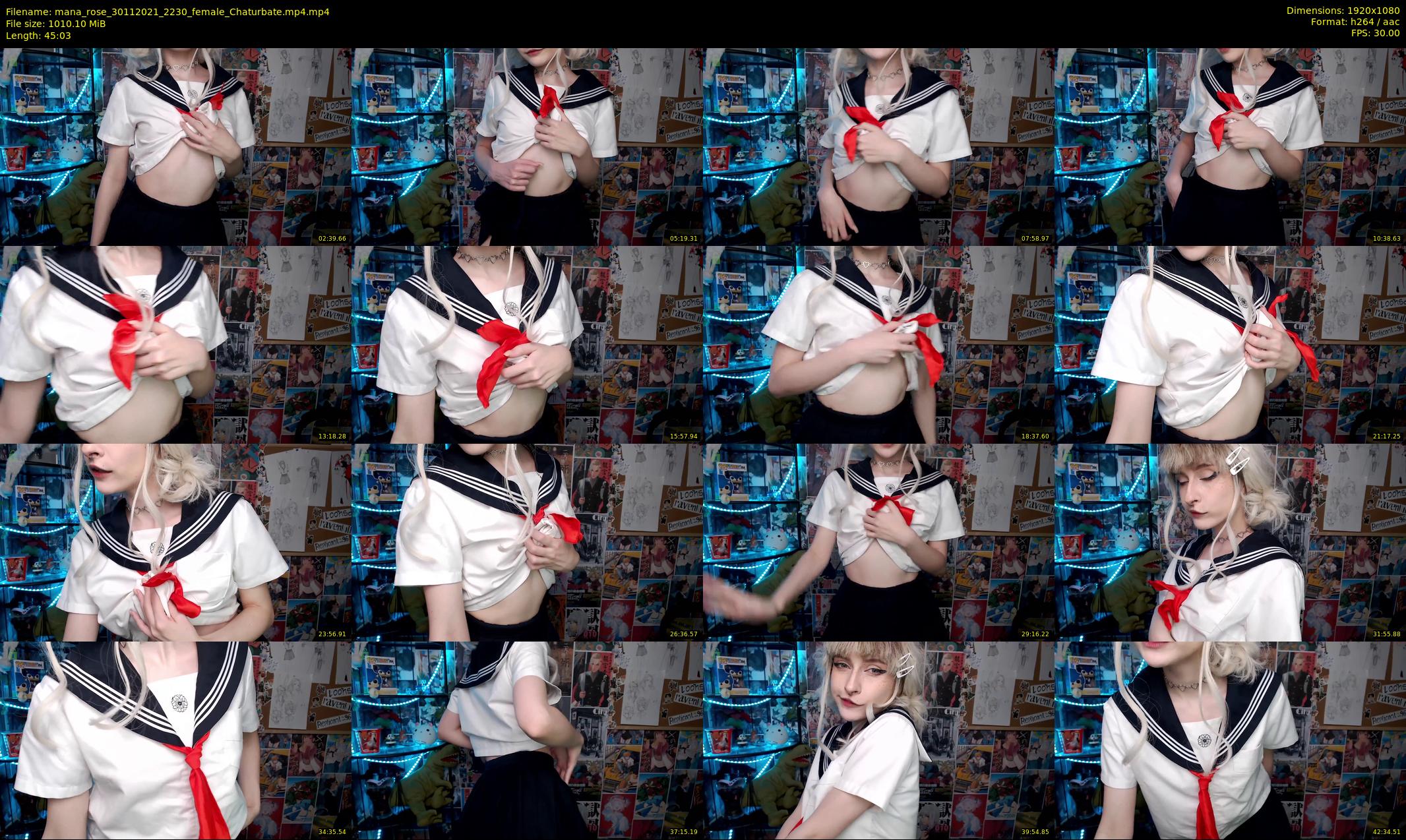 mana_rose — 46 minute Chaturbate female cam show recording, 1080p, Nov 30, 2021