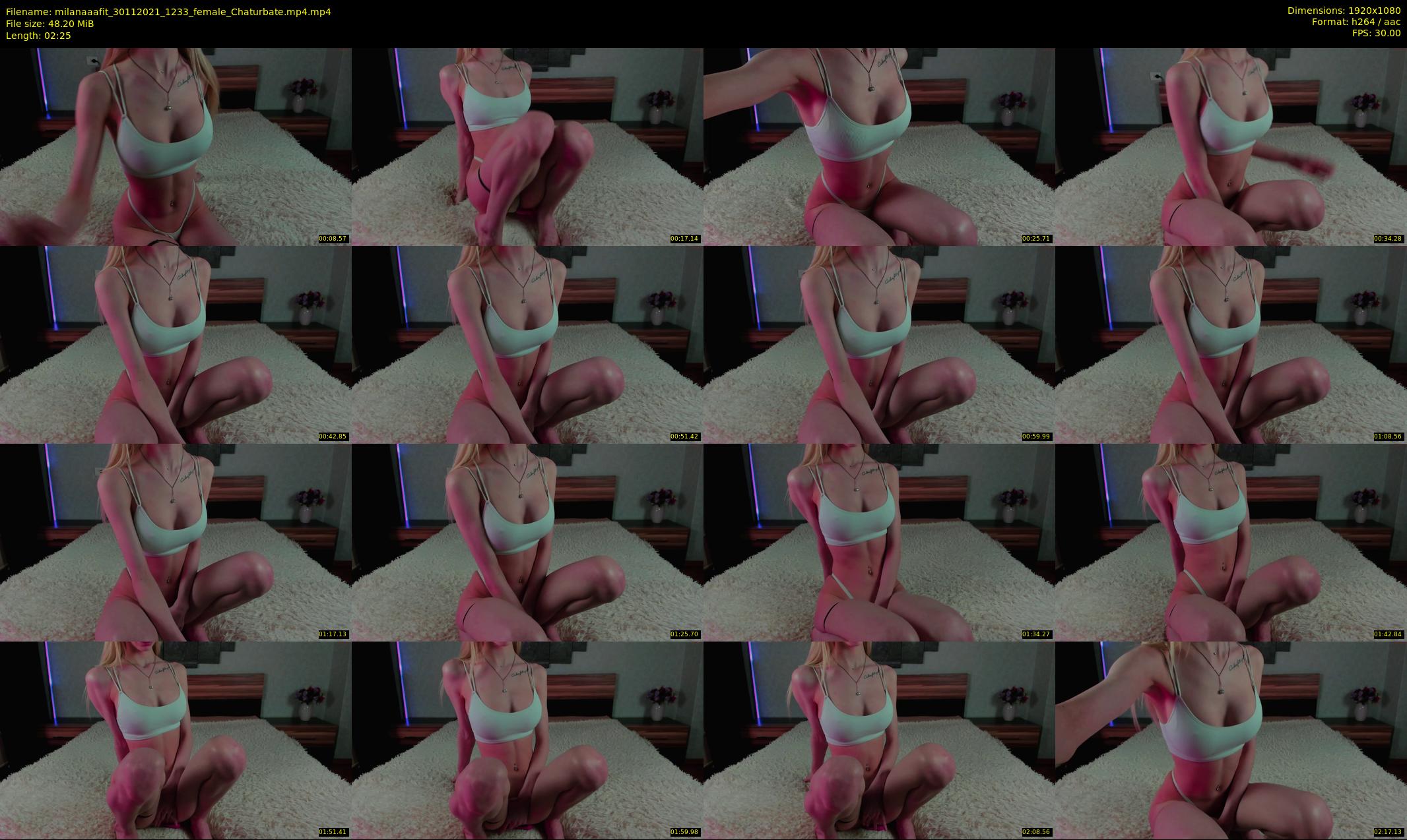 milanaaafit — 3 minute Chaturbate couple cam show recording, 1080p, Nov 30, 2021