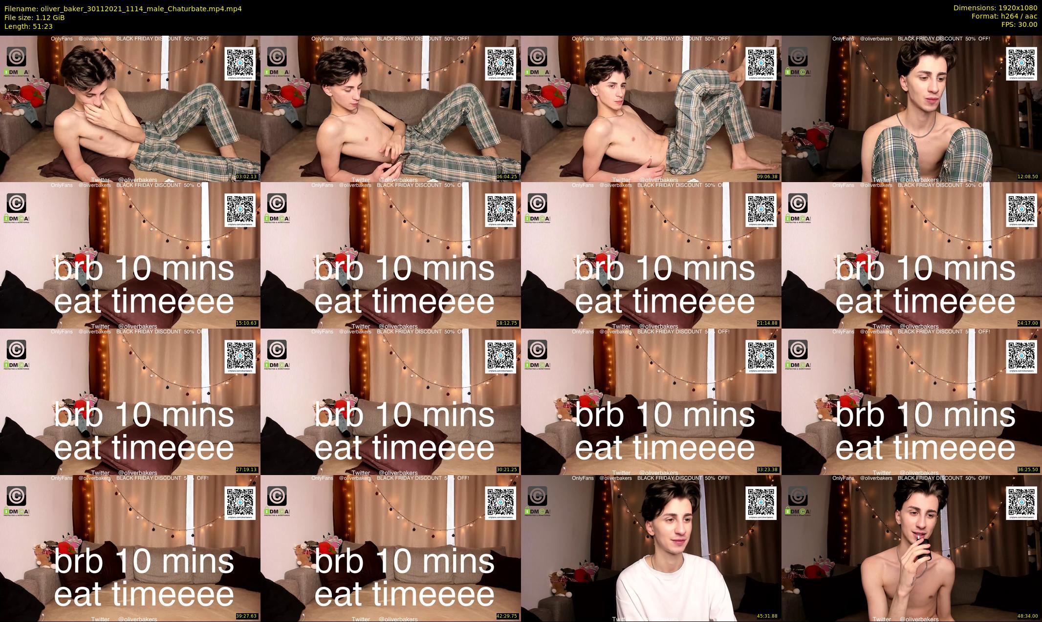 oliver_baker — 52 minute Chaturbate male cam show recording, 1080p, Nov 30, 2021