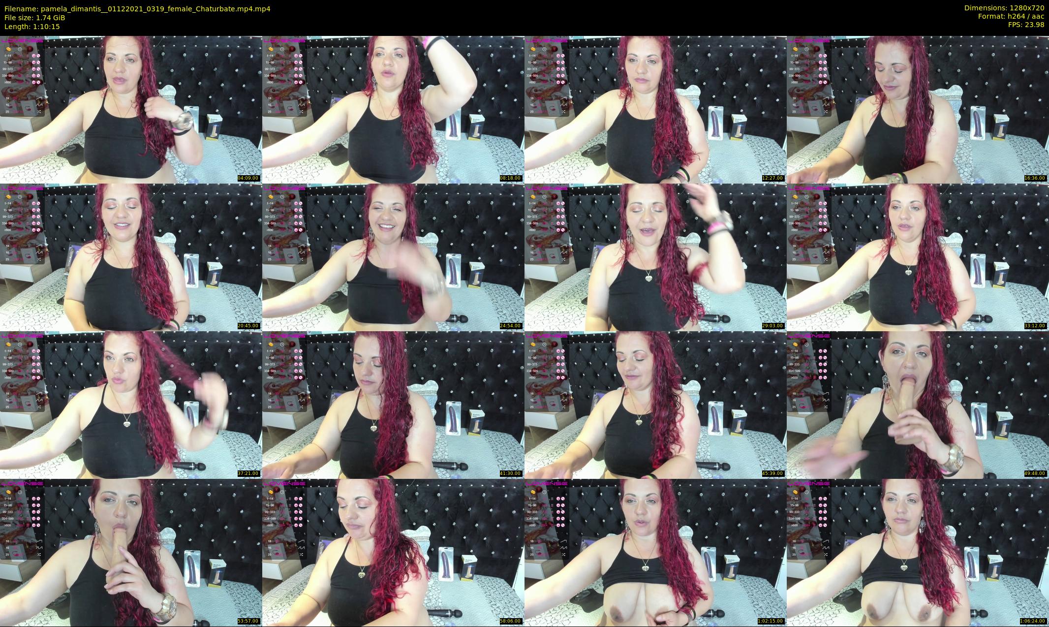 pamela_dimantis_ — 71 minute Chaturbate female cam show recording, 720p, Dec 1, 2021