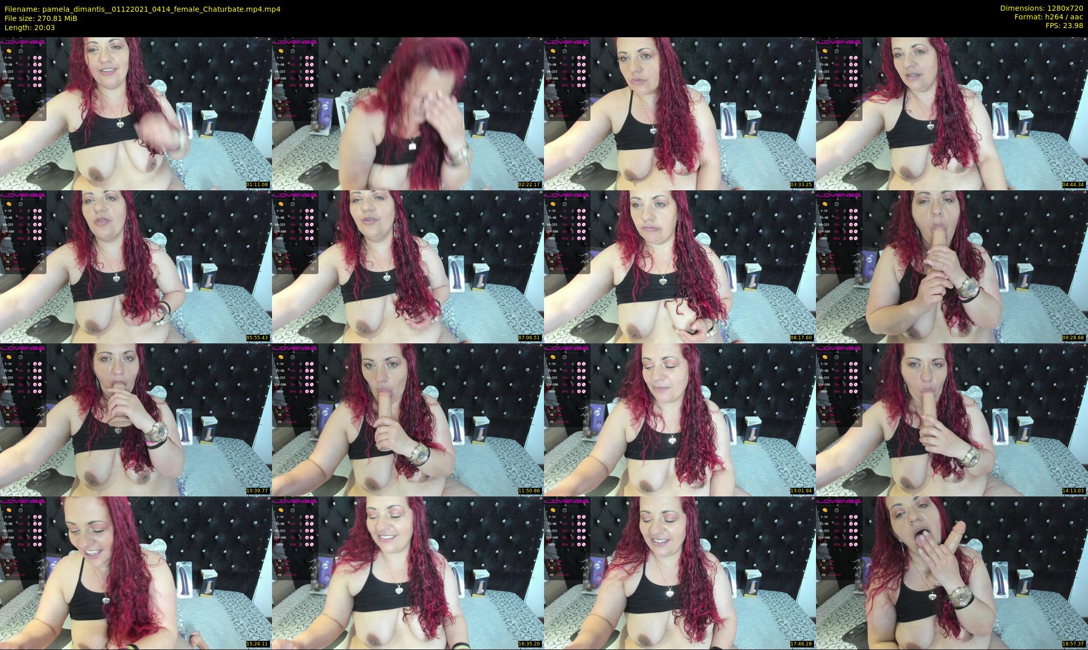 pamela_dimantis_ — 21 minute Chaturbate female cam show recording, 720p, Dec 1, 2021