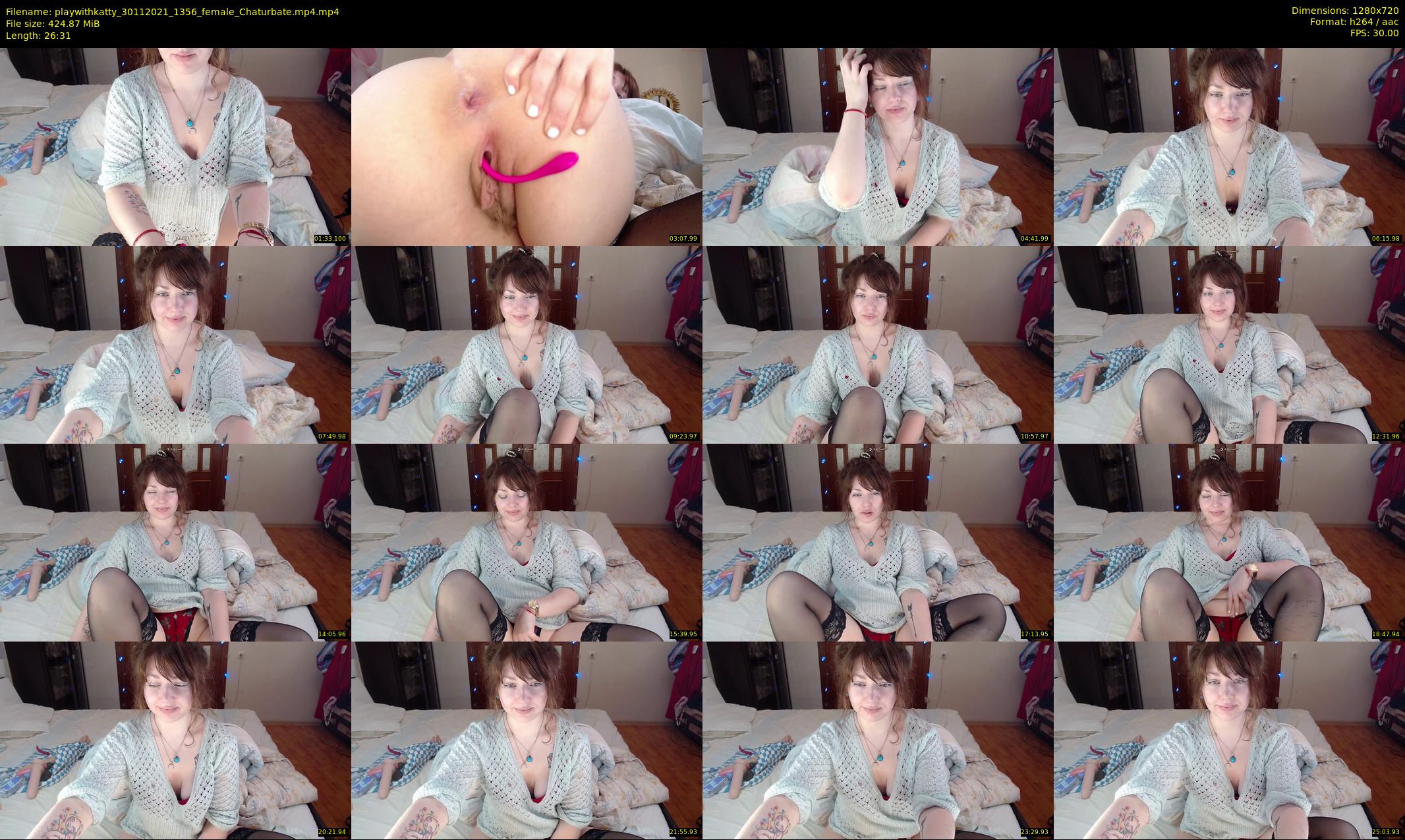 playwithkatty — 27 minute Chaturbate female cam show recording, 720p, Nov 30, 2021