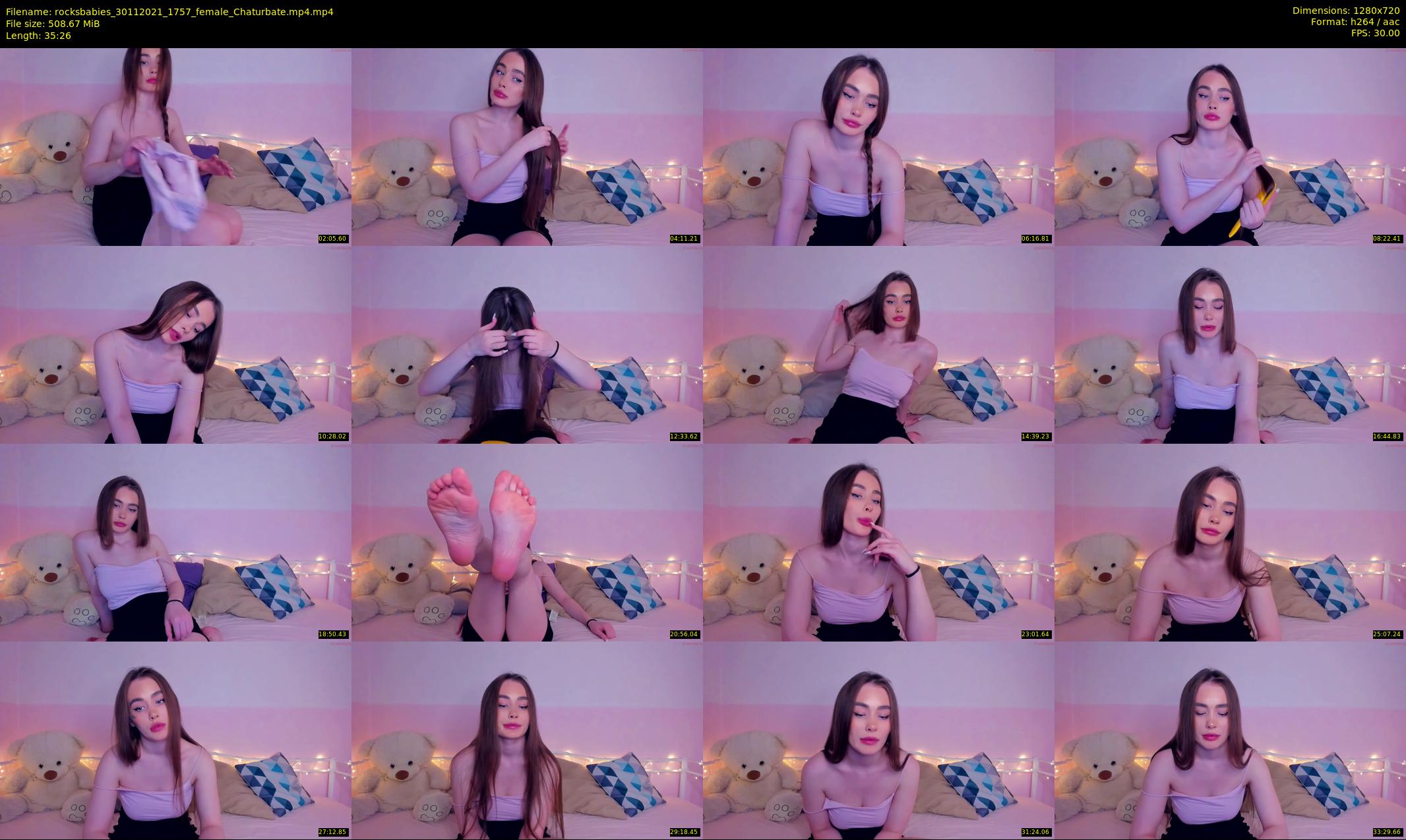 rocksbabies — 36 minute Chaturbate female cam show recording, 720p, Nov 30, 2021