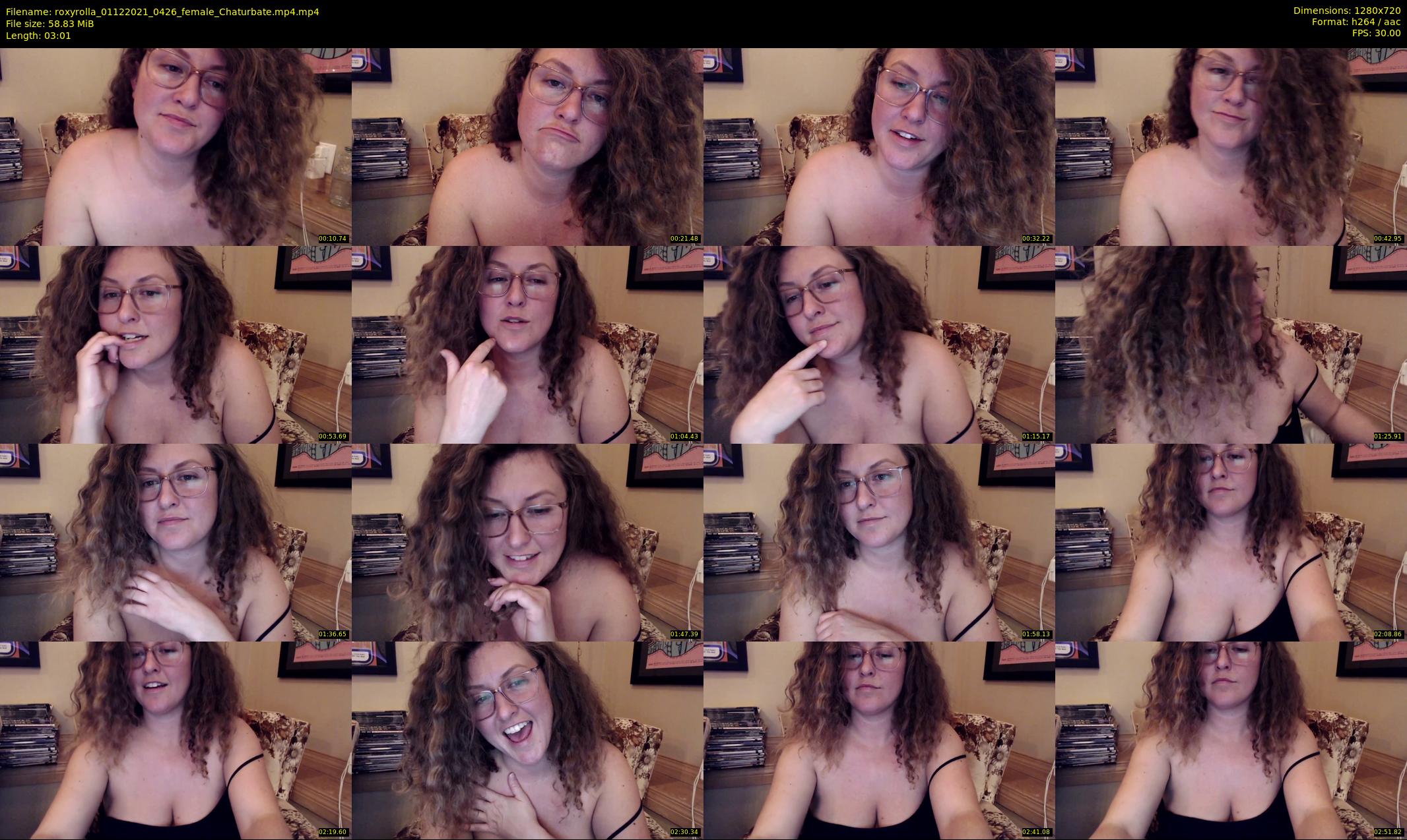 roxyrolla — 4 minute Chaturbate female cam show recording, 720p, Dec 1, 2021