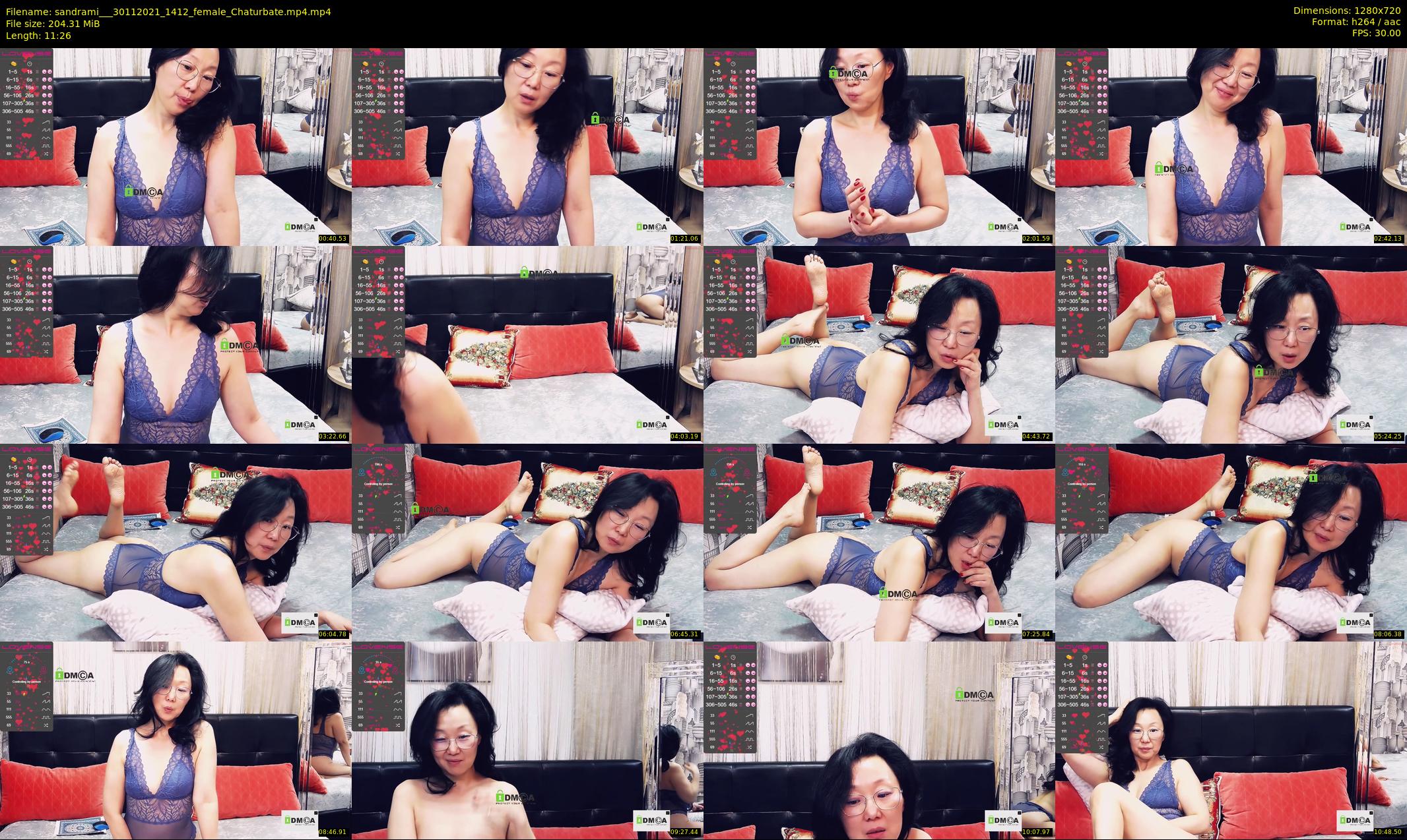 sandrami__ — 12 minute Chaturbate female cam show recording, 720p, Nov 30, 2021