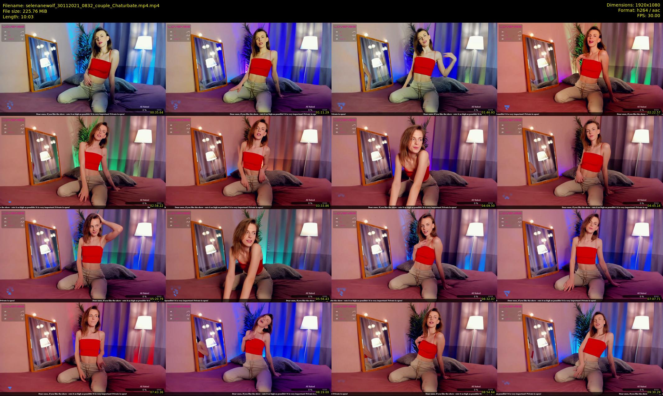 selenanewolf — 11 minute Chaturbate couple cam show recording, 1080p, Nov 30, 2021