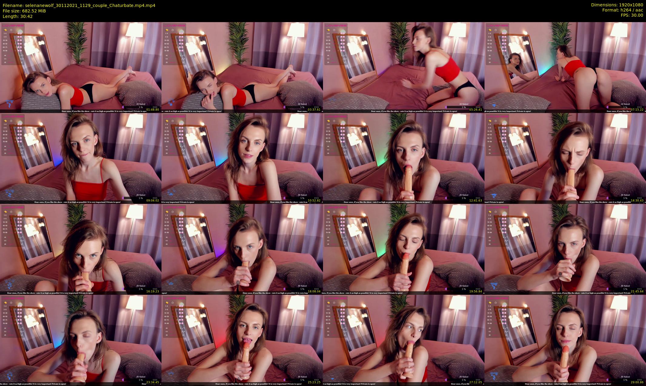 selenanewolf — 31 minute Chaturbate couple cam show recording, 1080p, Nov 30, 2021