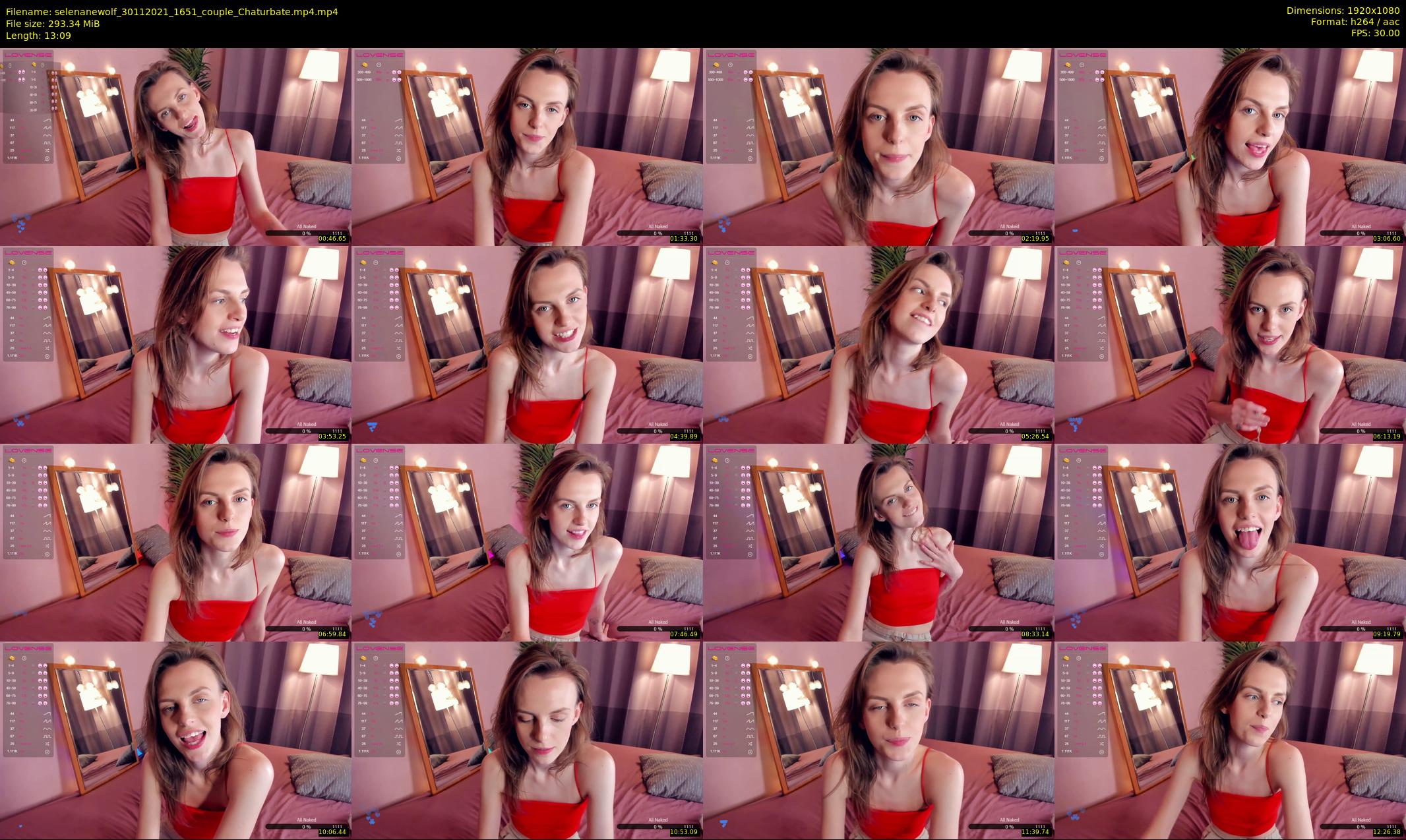 selenanewolf — 14 minute Chaturbate couple cam show recording, 1080p, Nov 30, 2021