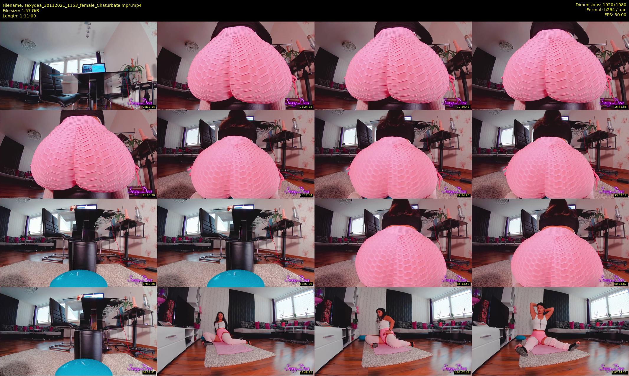sexydea — 72 minute Chaturbate female cam show recording, 1080p, Nov 30, 2021