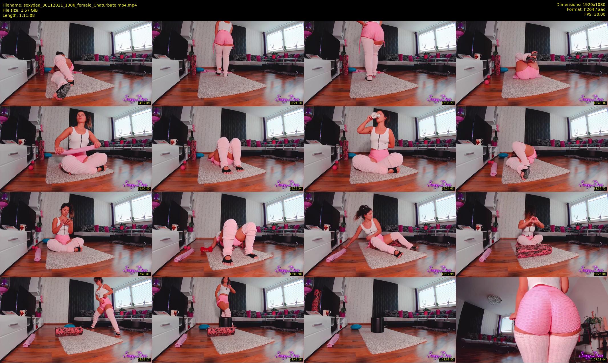 sexydea — 72 minute Chaturbate female cam show recording, 1080p, Nov 30, 2021