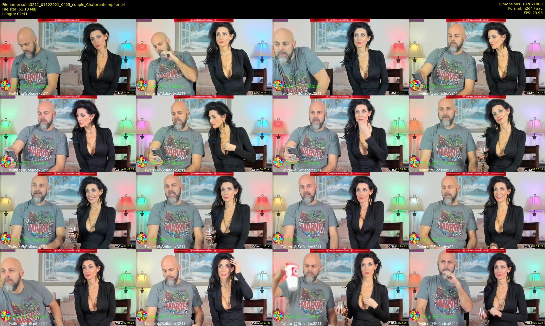 sofia3211 — 3 minute Chaturbate couple cam show recording, 1080p, Dec 1, 2021