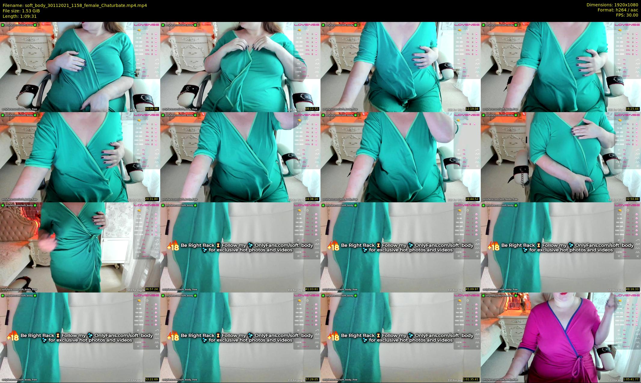 soft_body — 70 minute Chaturbate female cam show recording, 1080p, Nov 30, 2021