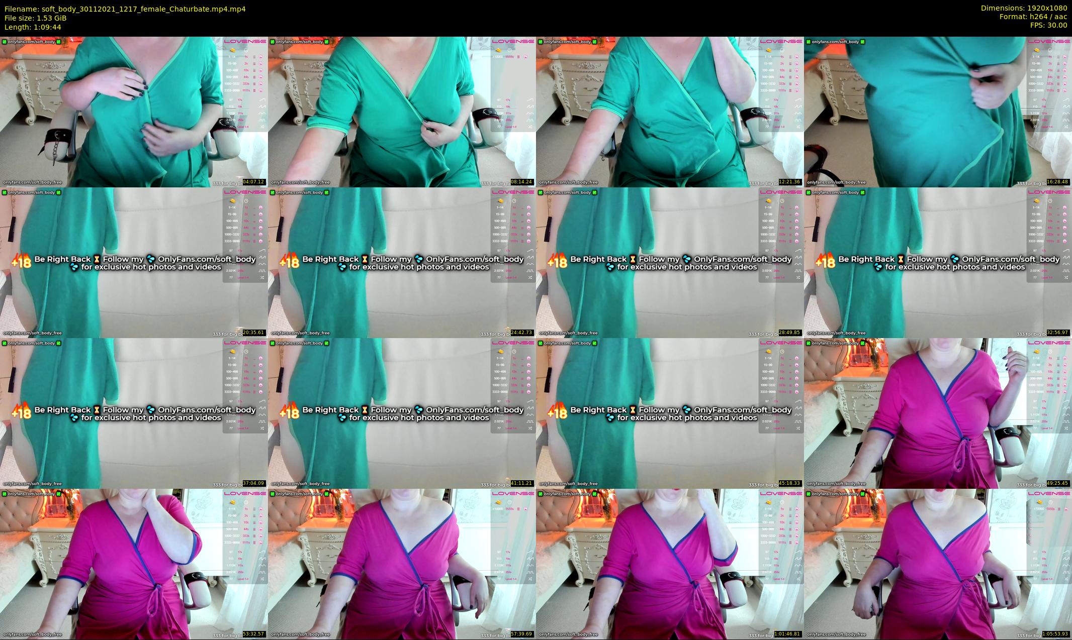 soft_body — 70 minute Chaturbate female cam show recording, 1080p, Nov 30, 2021