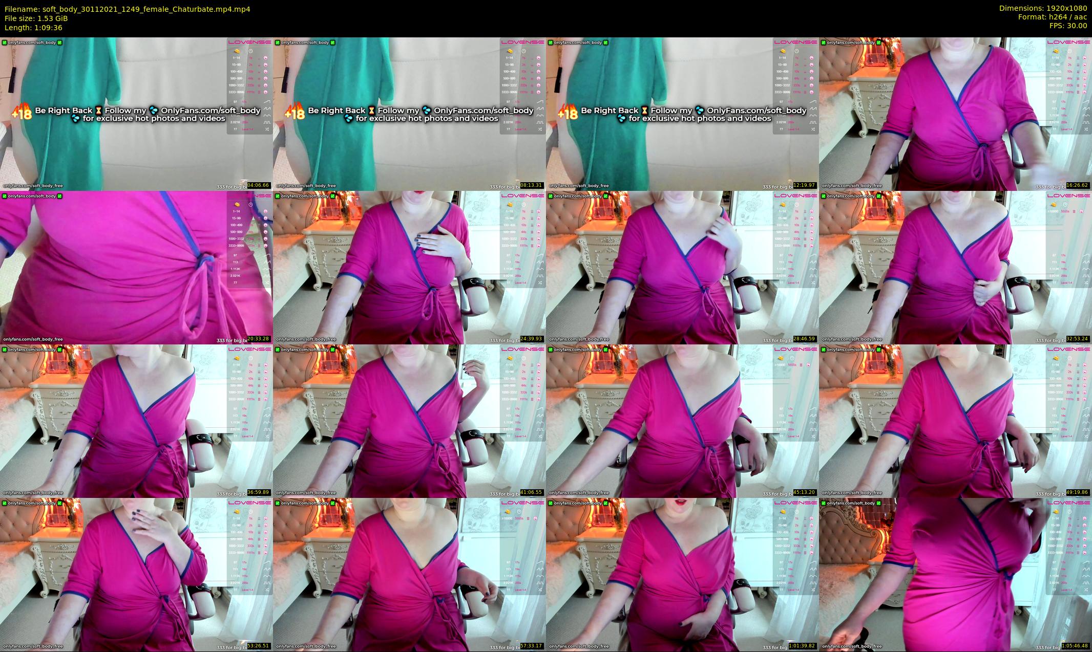 soft_body — 70 minute Chaturbate female cam show recording, 1080p, Nov 30, 2021