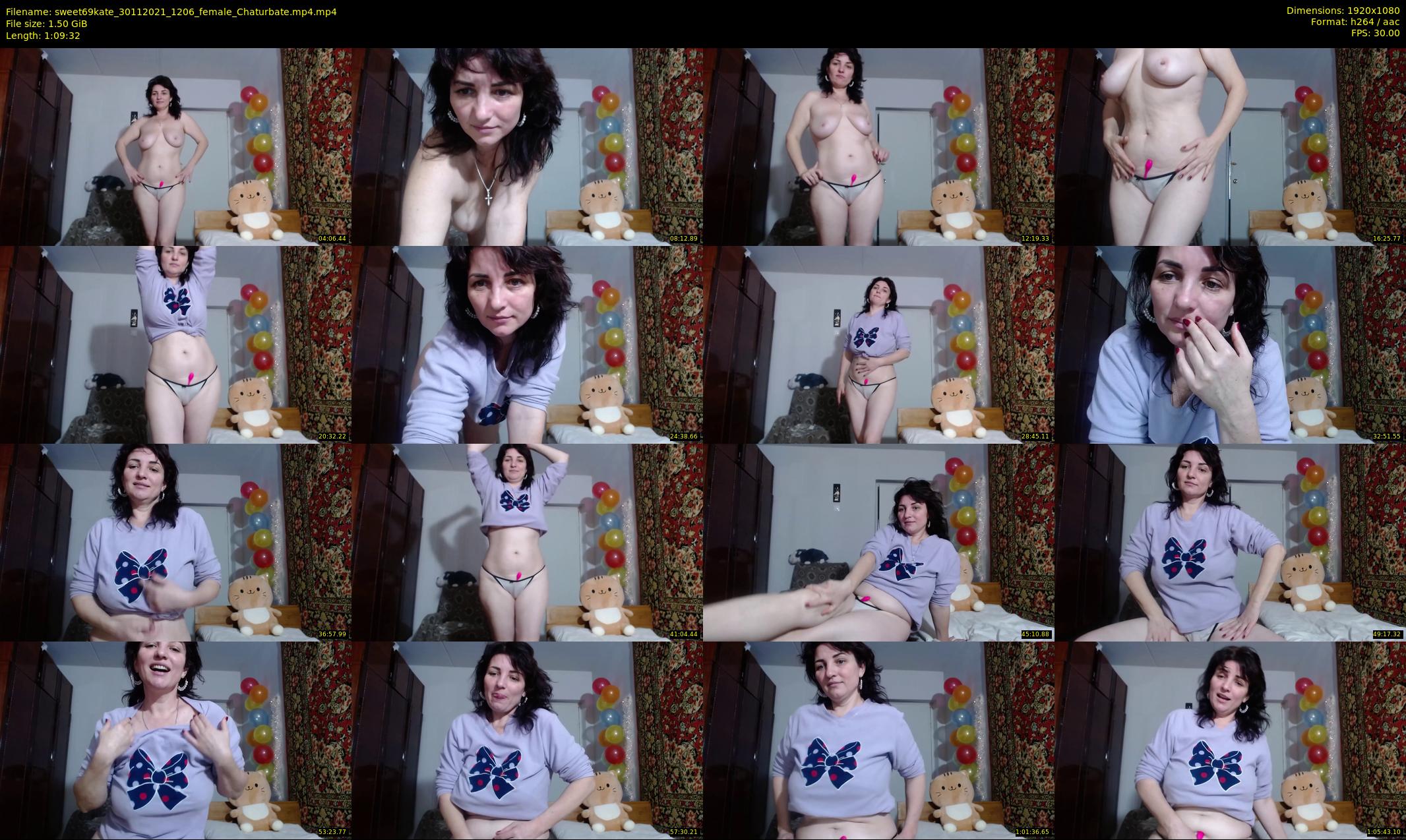 sweet69kate — 70 minute Chaturbate female cam show recording, 1080p, Nov 30, 2021