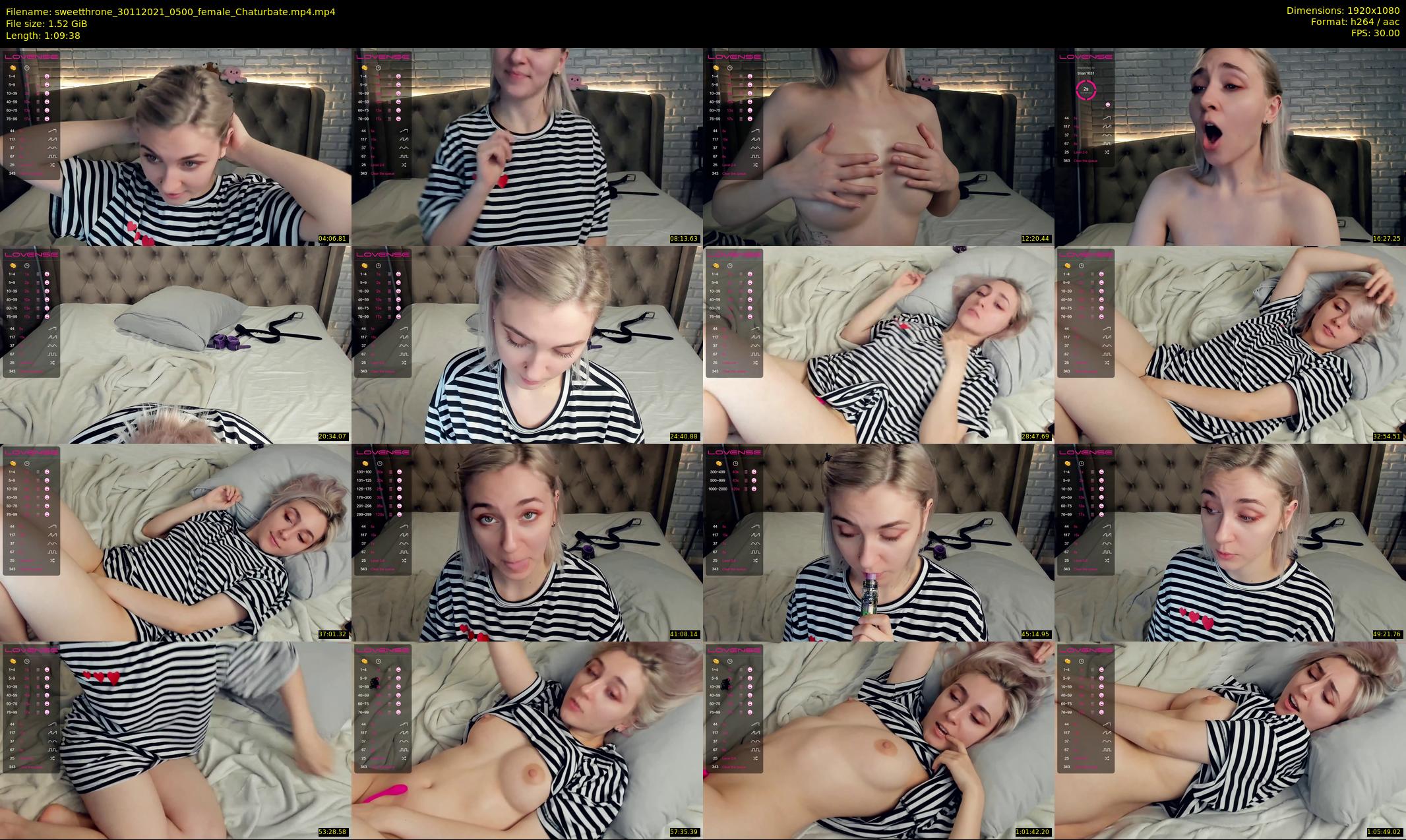 sweetthrone — 70 minute Chaturbate couple cam show recording, 1080p, Nov 30, 2021