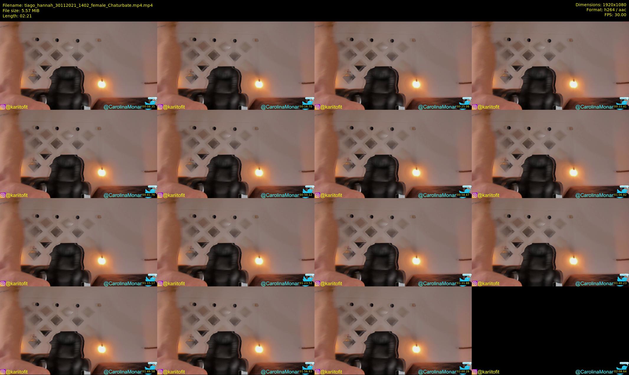 tiago_hannah — 3 minute Chaturbate couple cam show recording, 1080p, Nov 30, 2021