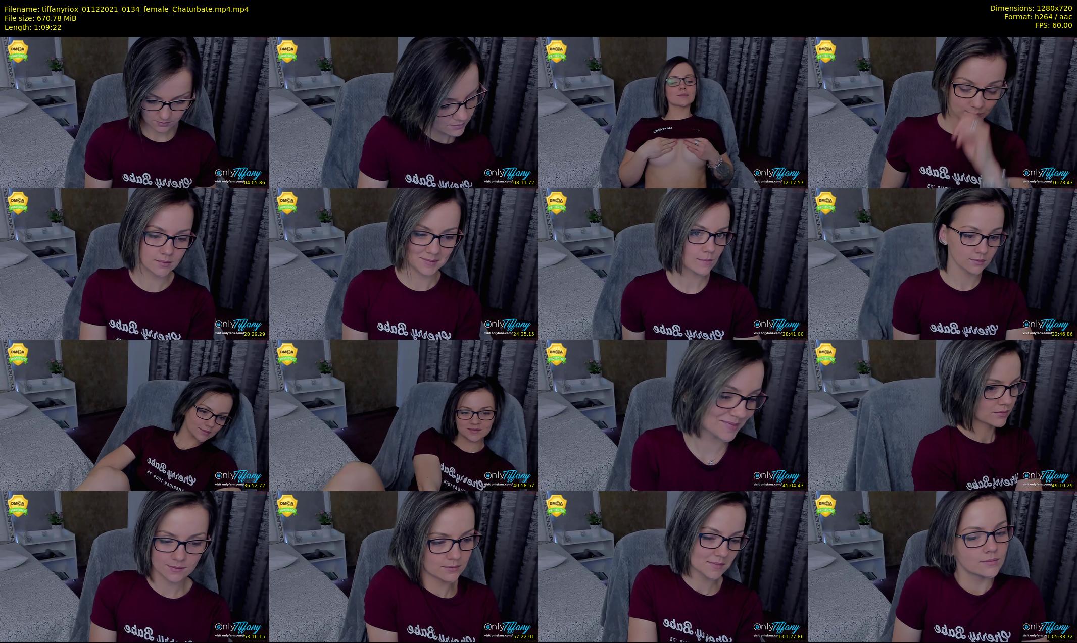 tiffanyriox — 70 minute Chaturbate female cam show recording, 720p, Dec 1, 2021