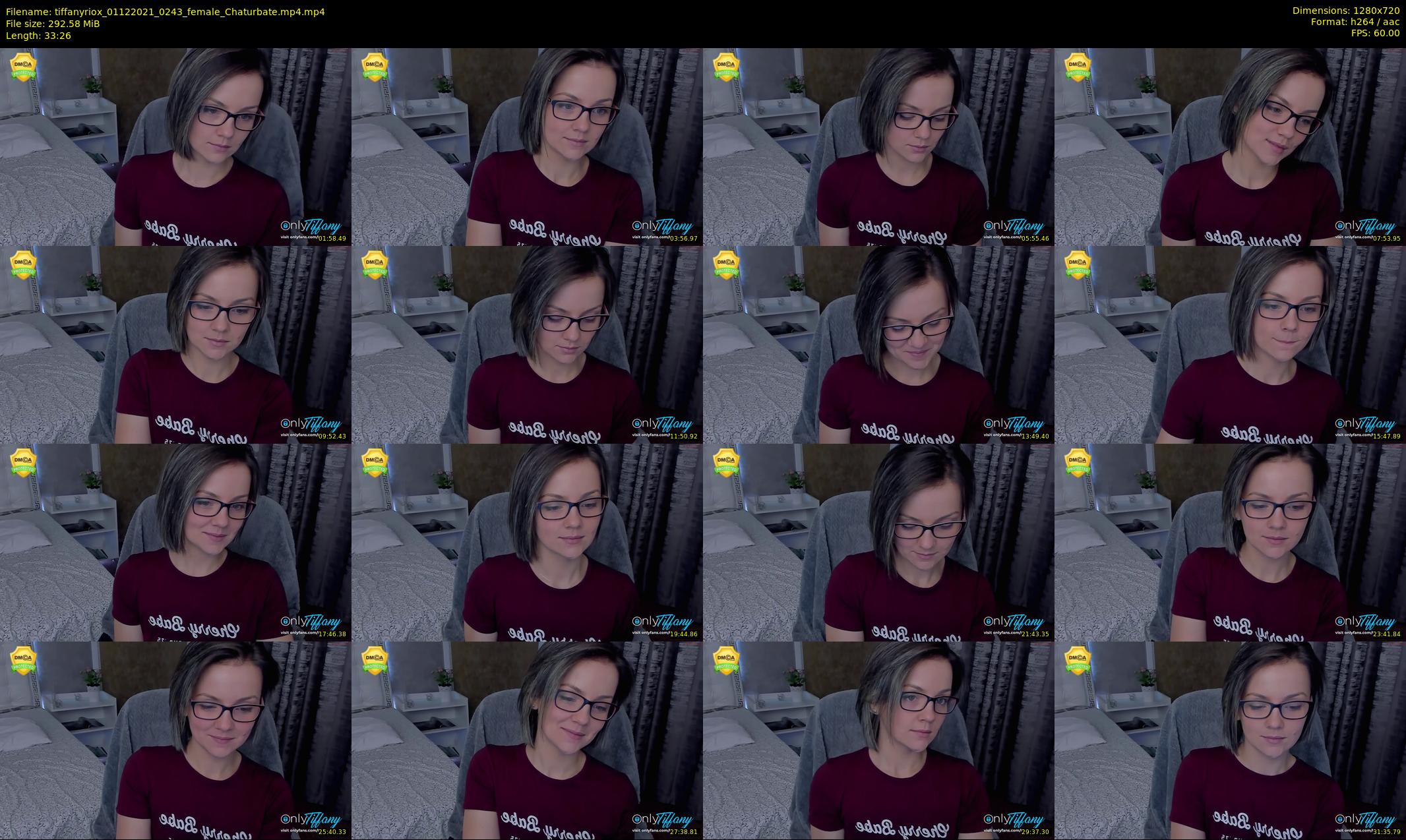 tiffanyriox — 34 minute Chaturbate female cam show recording, 720p, Dec 1, 2021