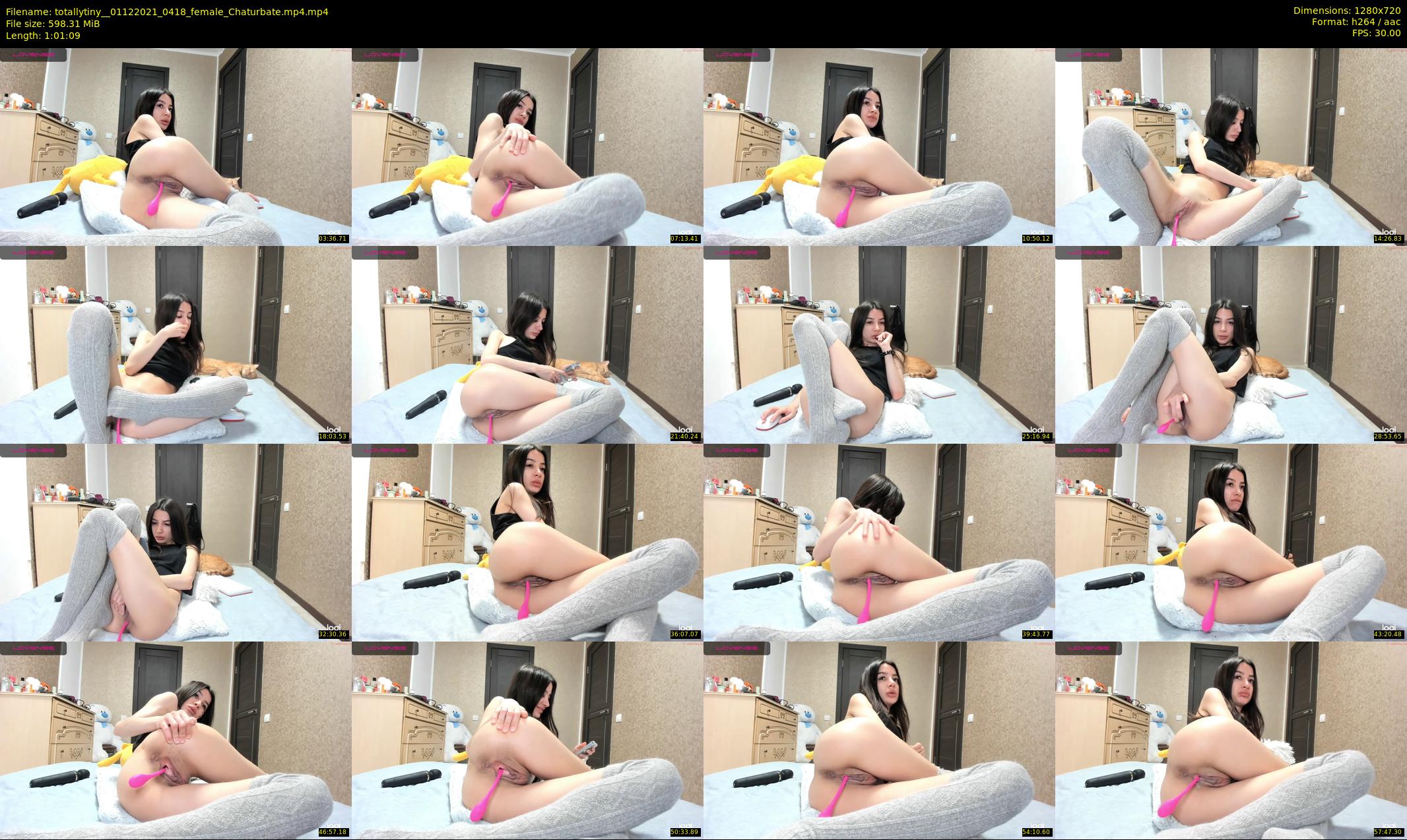 totallytiny_ — 62 minute Chaturbate female cam show recording, 720p, Dec 1, 2021