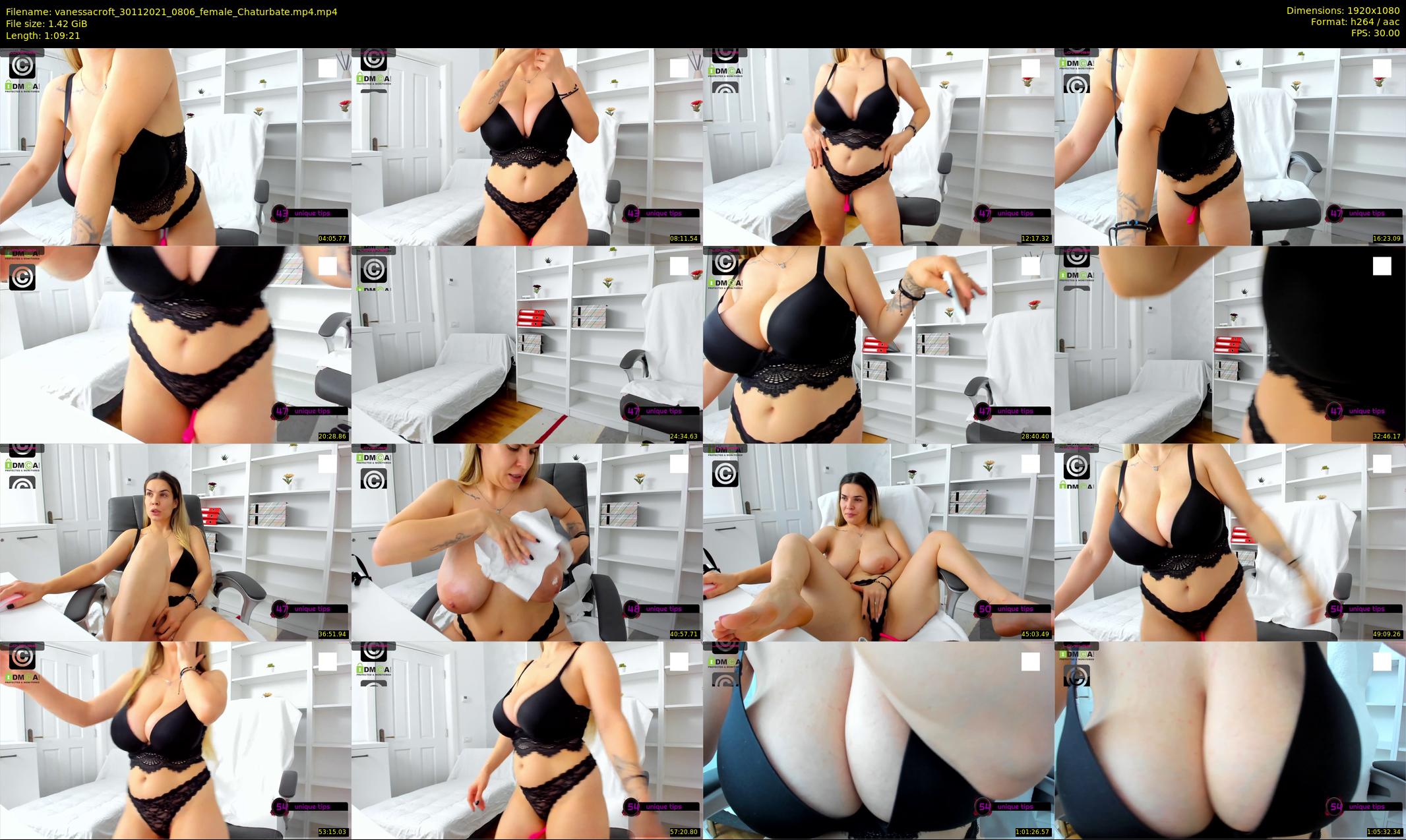 vanessacroft — 70 minute Chaturbate female cam show recording, 1080p, Nov 30, 2021