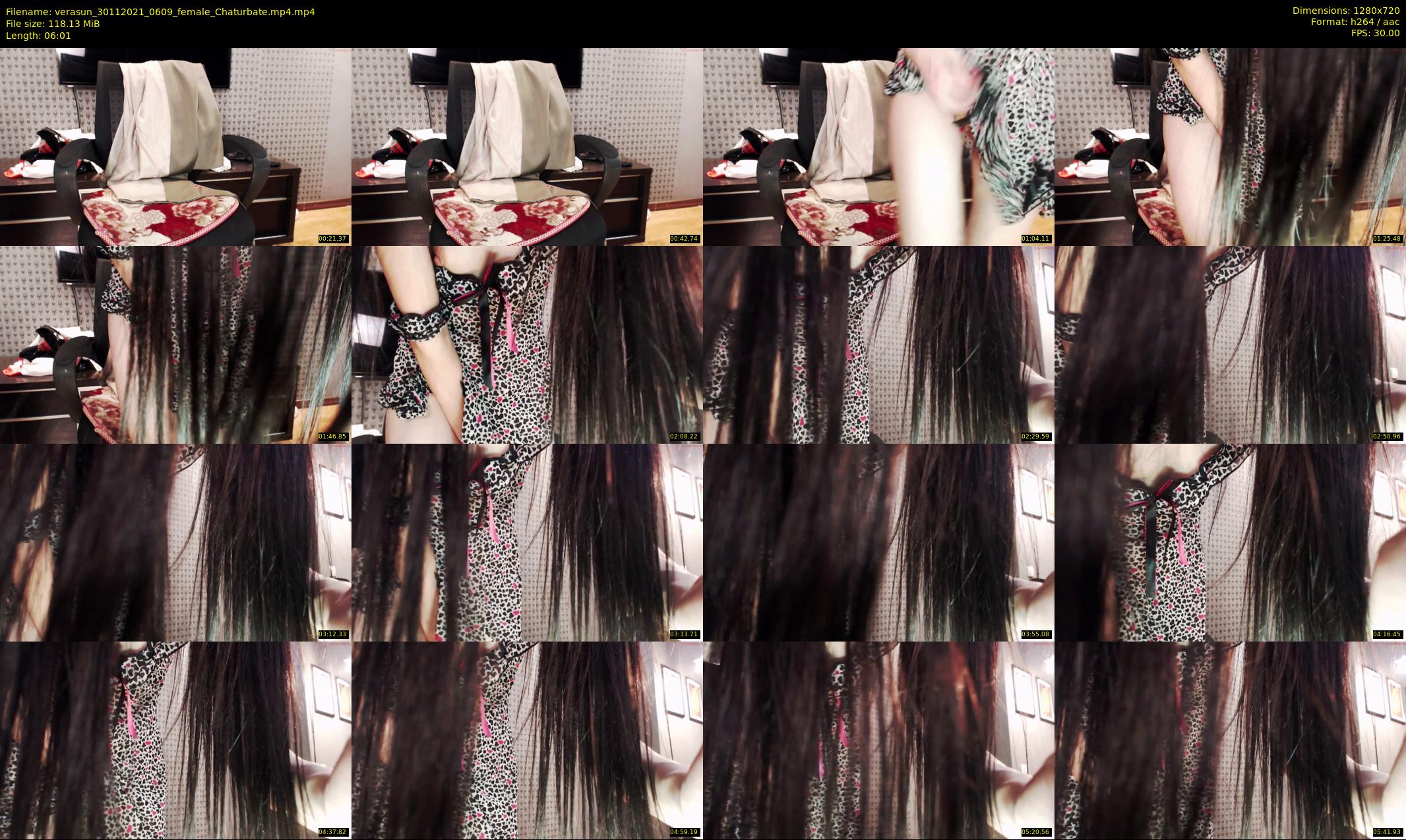 verasun — 7 minute Chaturbate female cam show recording, 720p, Nov 30, 2021