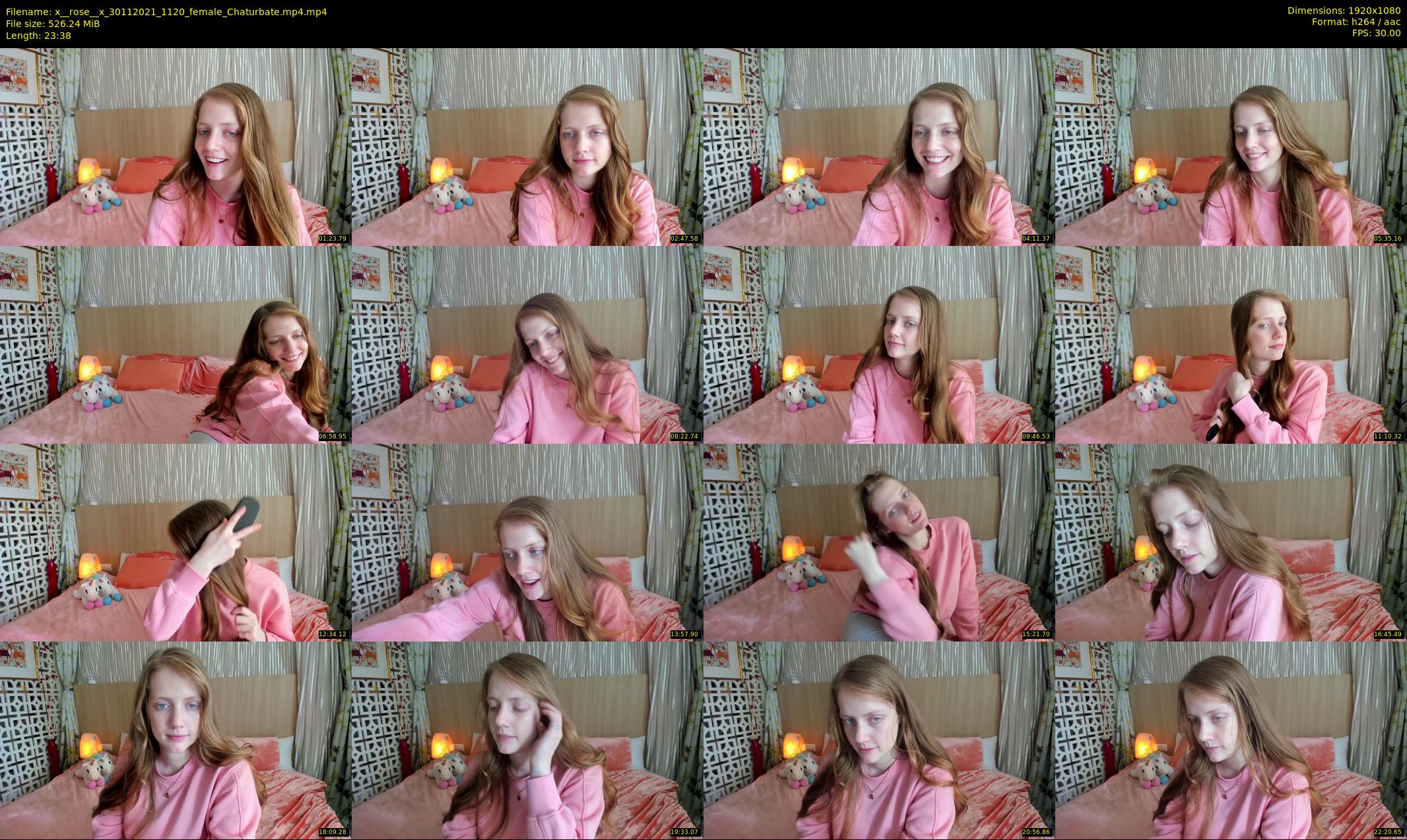 x__rose__x — 24 minute Chaturbate female cam show recording, 1080p, Nov 30, 2021