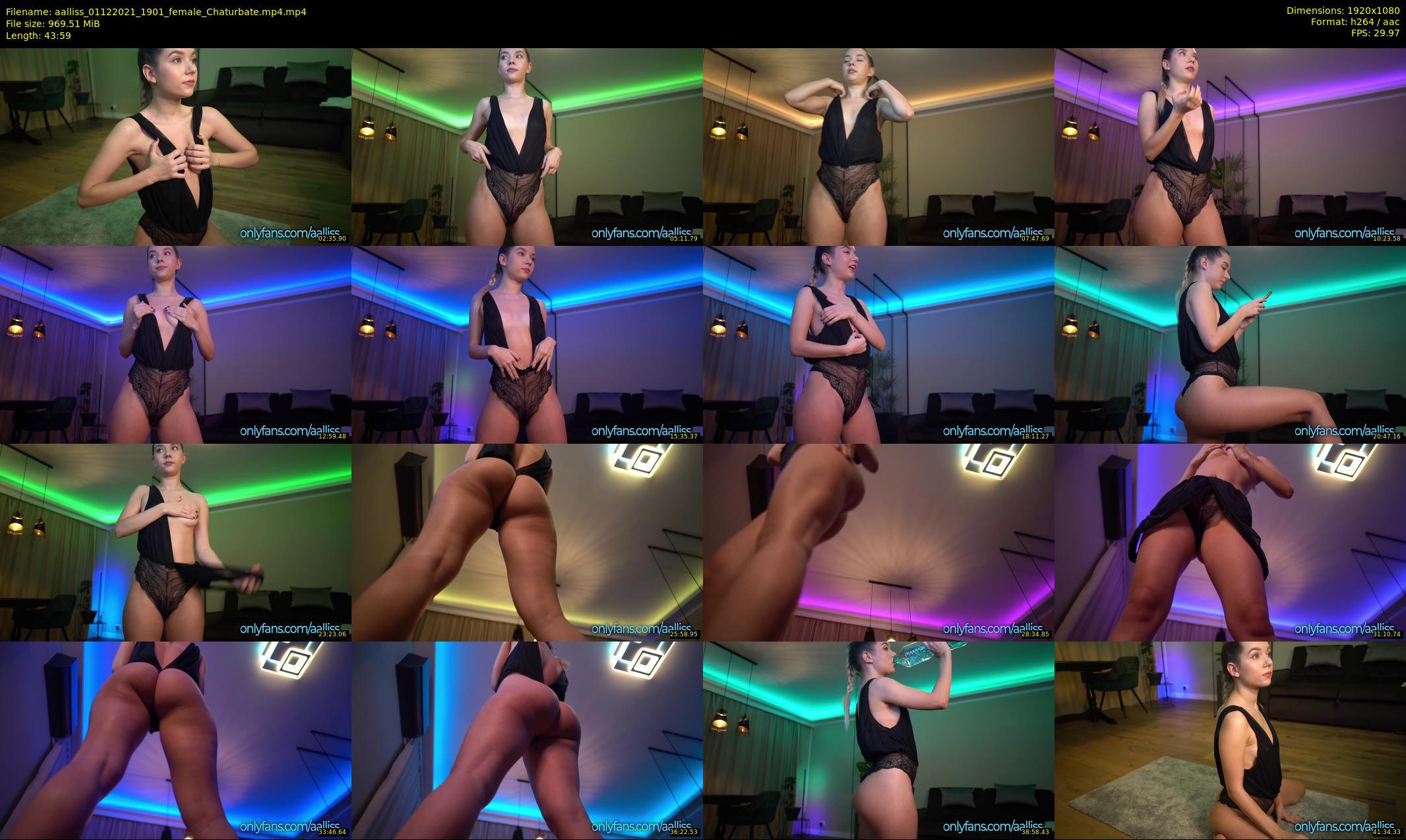aalliss — 44 minute Chaturbate female cam show recording, 1080p, Dec 1, 2021