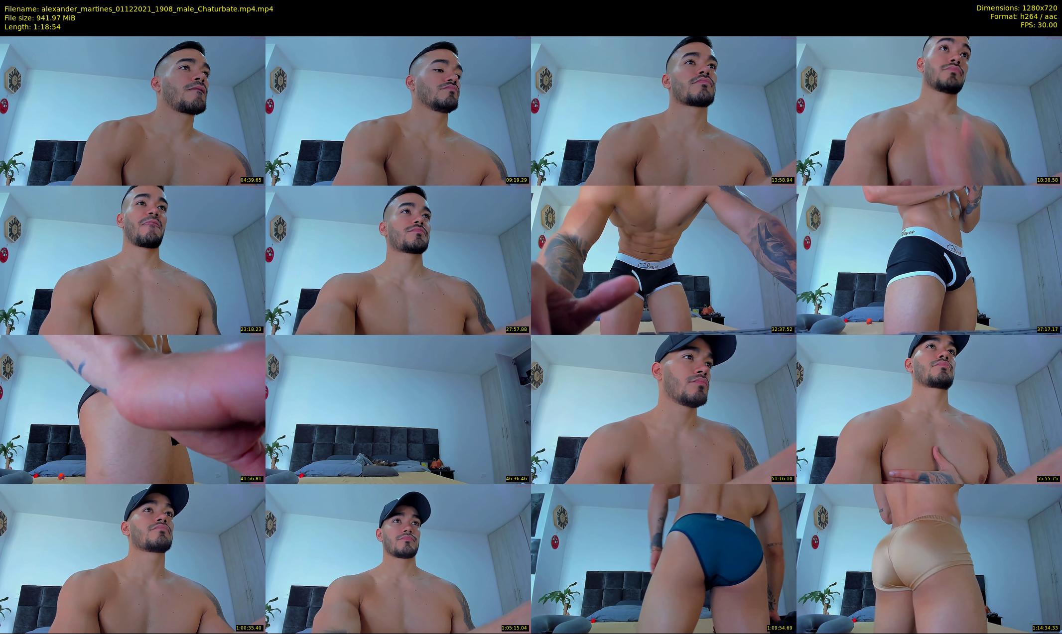 alexander_martines — 79 minute Chaturbate male cam show recording, 720p, Dec 1, 2021