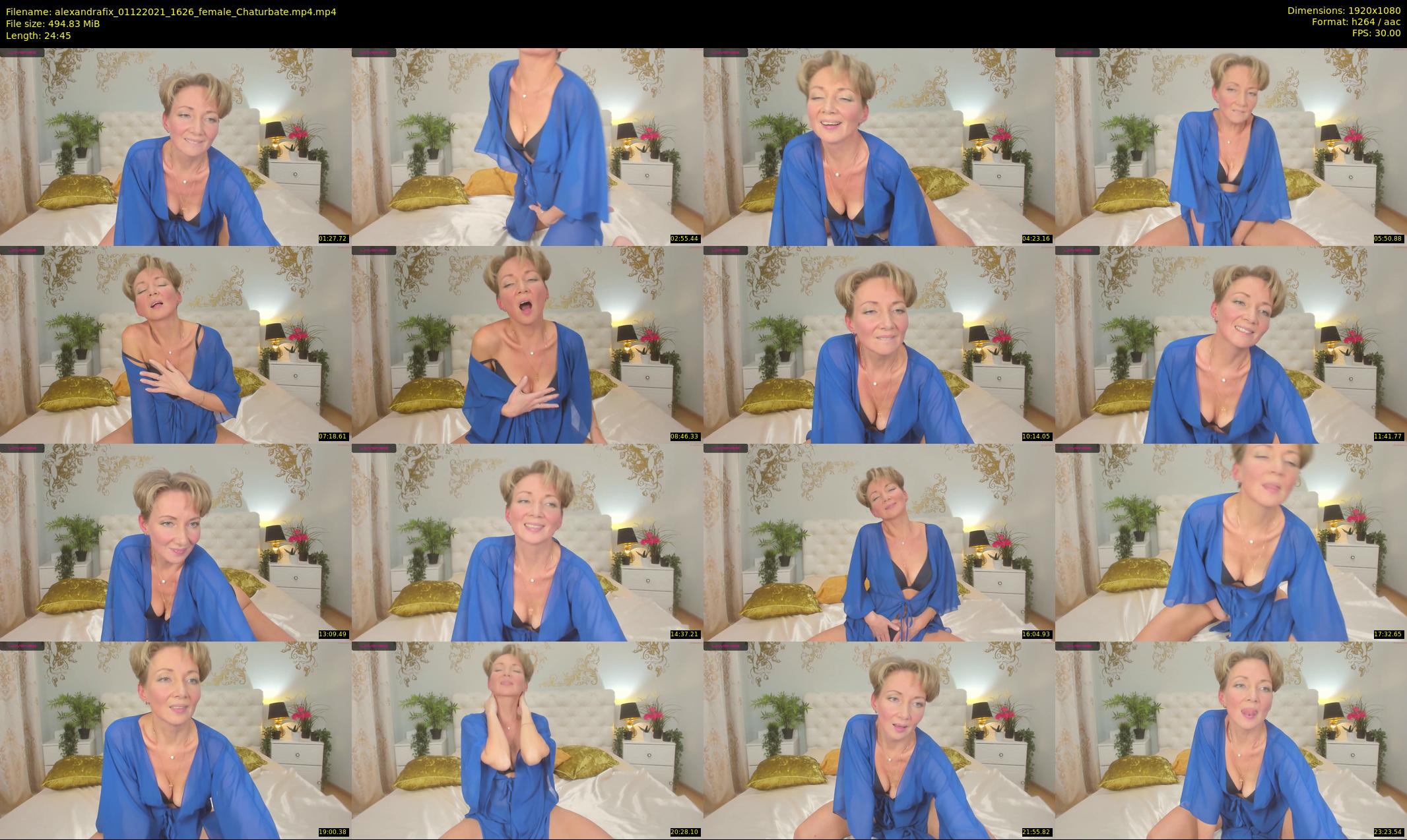 alexandrafix — 25 minute Chaturbate female cam show recording, 1080p, Dec 1, 2021