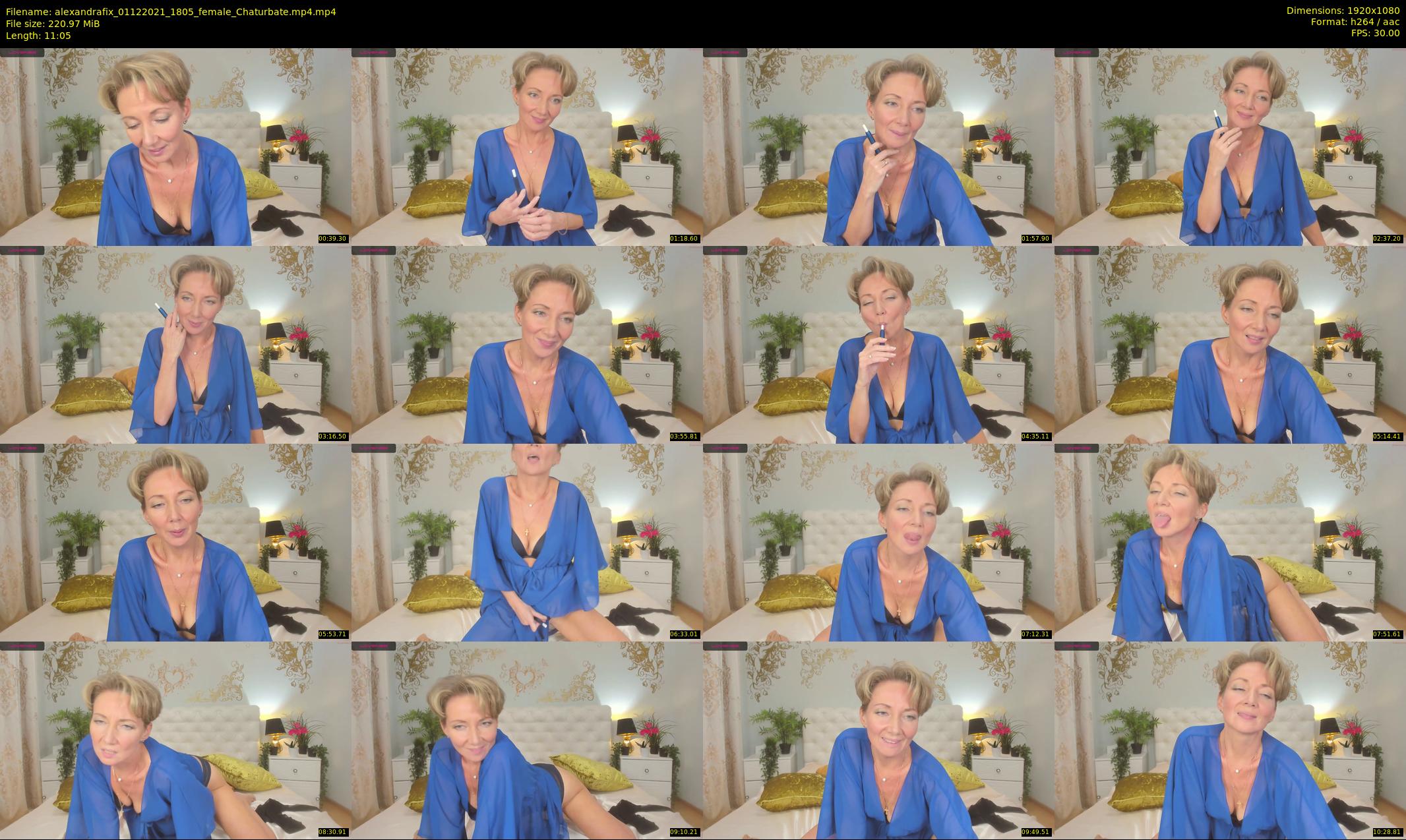 alexandrafix — 12 minute Chaturbate female cam show recording, 1080p, Dec 1, 2021